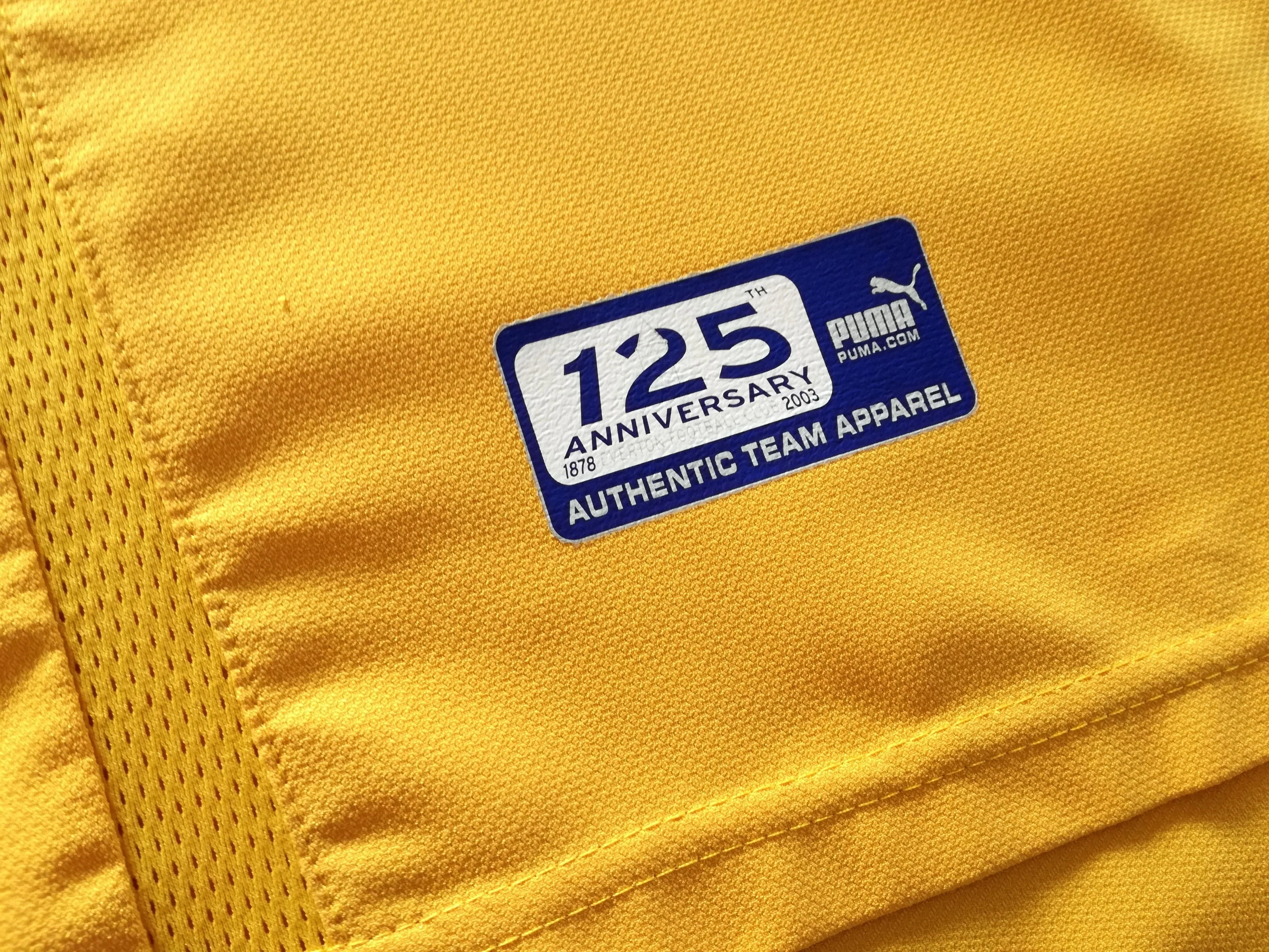 2003 Everton Away Match Worn (vs Blackburn) Premier League Football Shirt Clarke #27 (XL) - Image 7