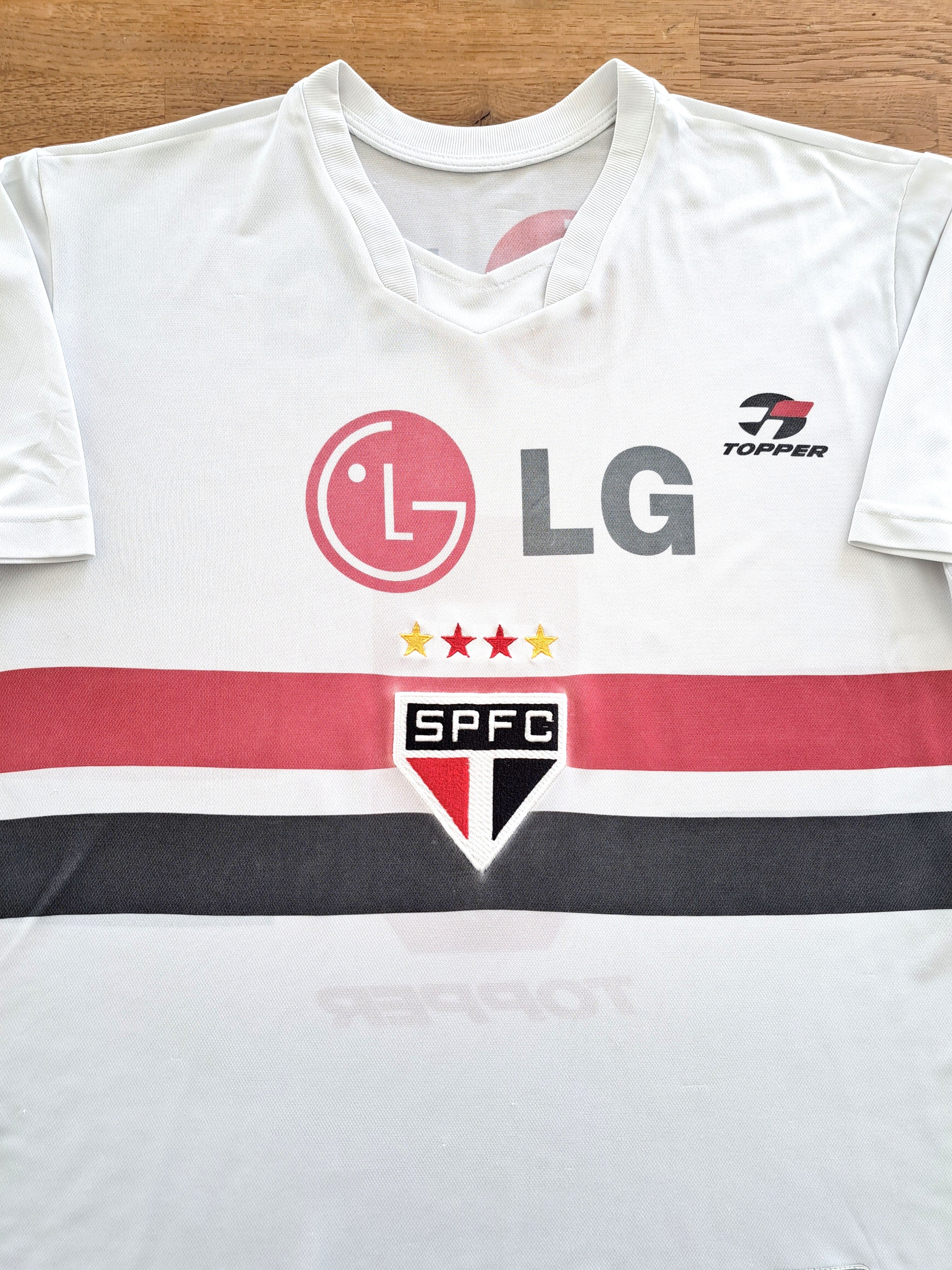 2003 Sao Paulo Home Football Shirt #9 (L) - Image 2