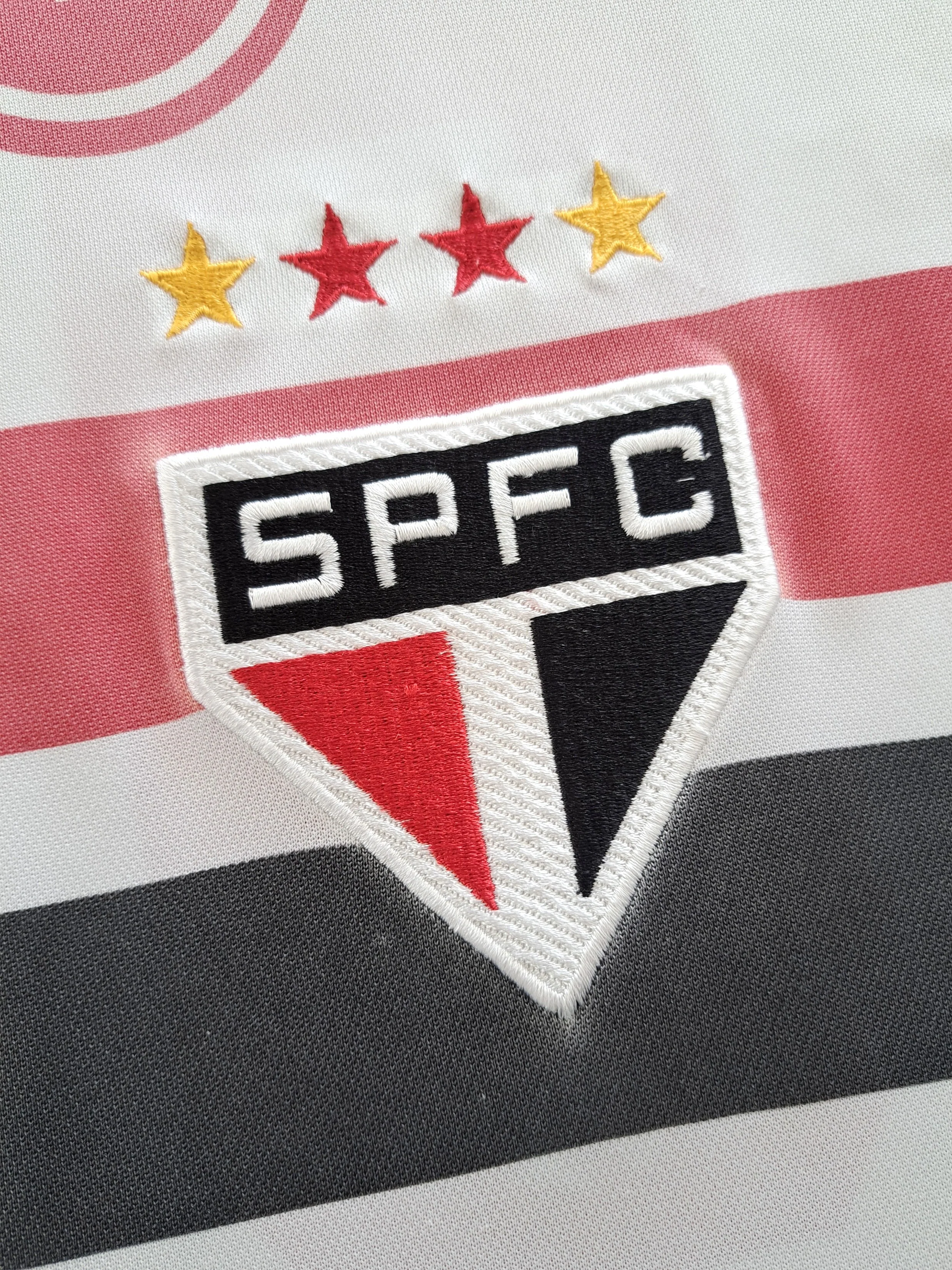 2003 Sao Paulo Home Football Shirt #9 (L) - Image 5