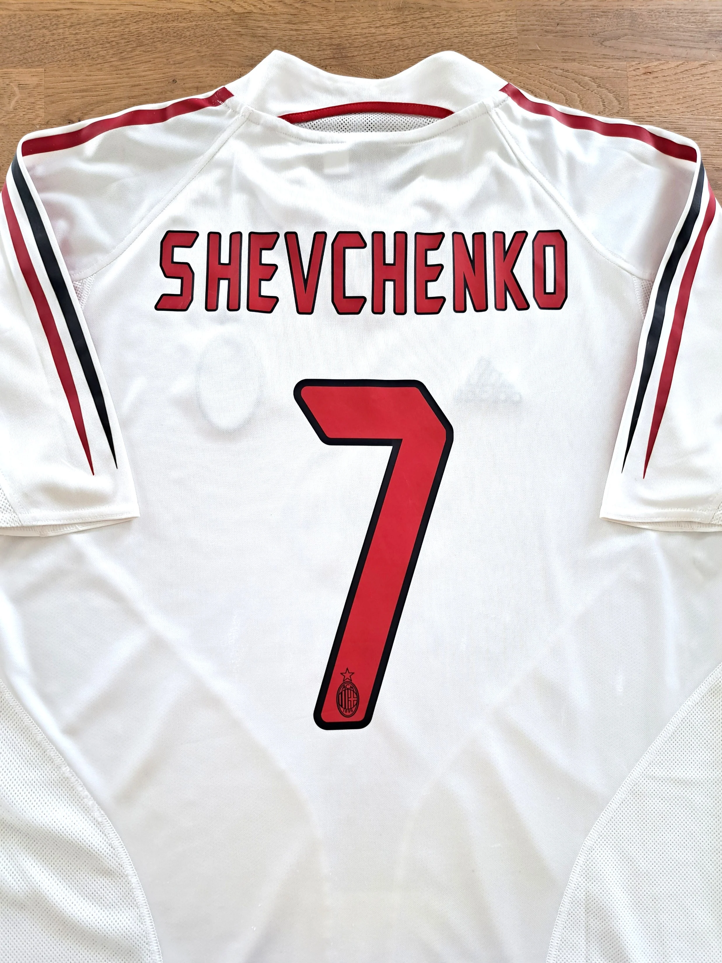 2004/05 AC Milan Away Football Shirt Shevchenko #7 (L)