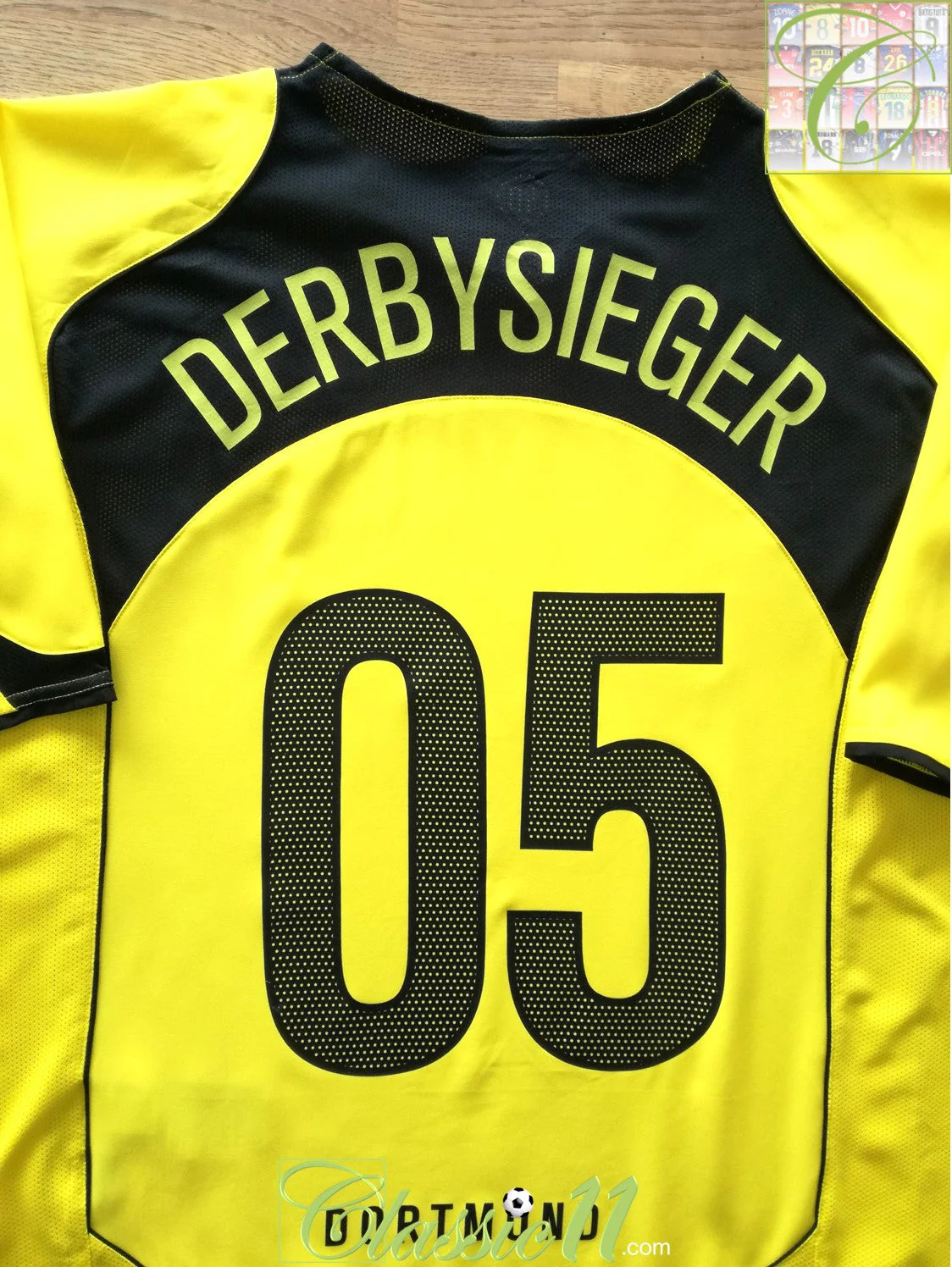 2004/05 Borussia Dortmund Home Football Shirt Derbysieger #05 (XL) - Image 2