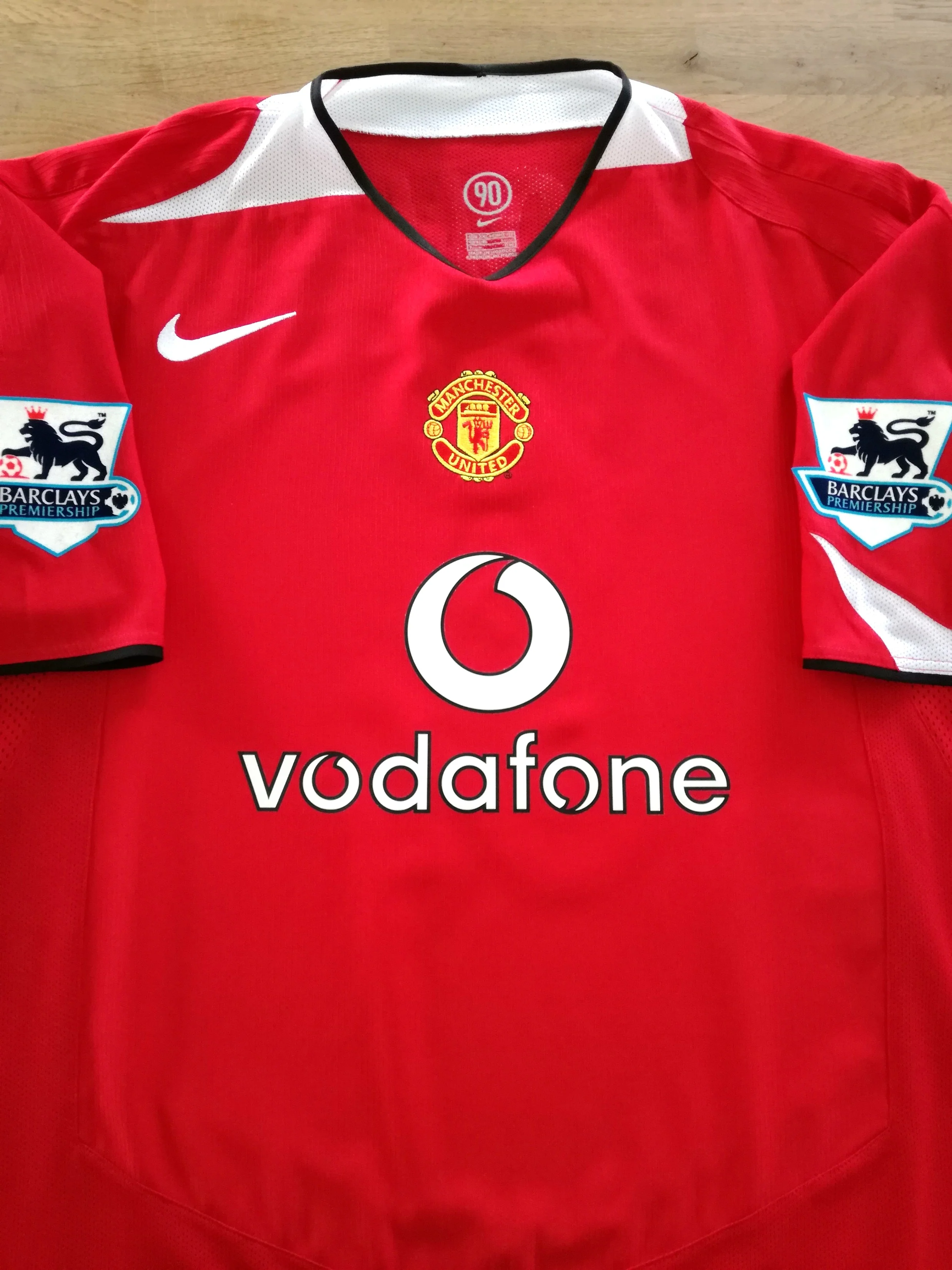 2004/05 Man Utd Home Premier League Football Shirt Rooney #8 (XXL) - Image 2