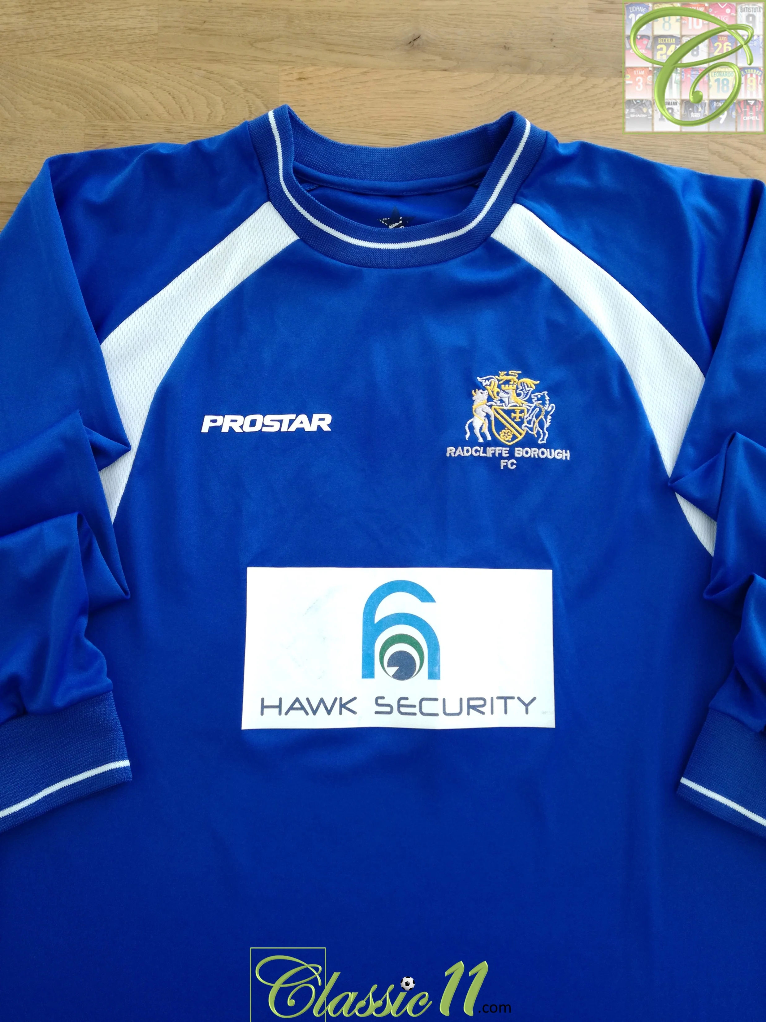 2004/05 Radcliffe Borough Home Match Worn Football Shirt. #11 (L) - Image 8