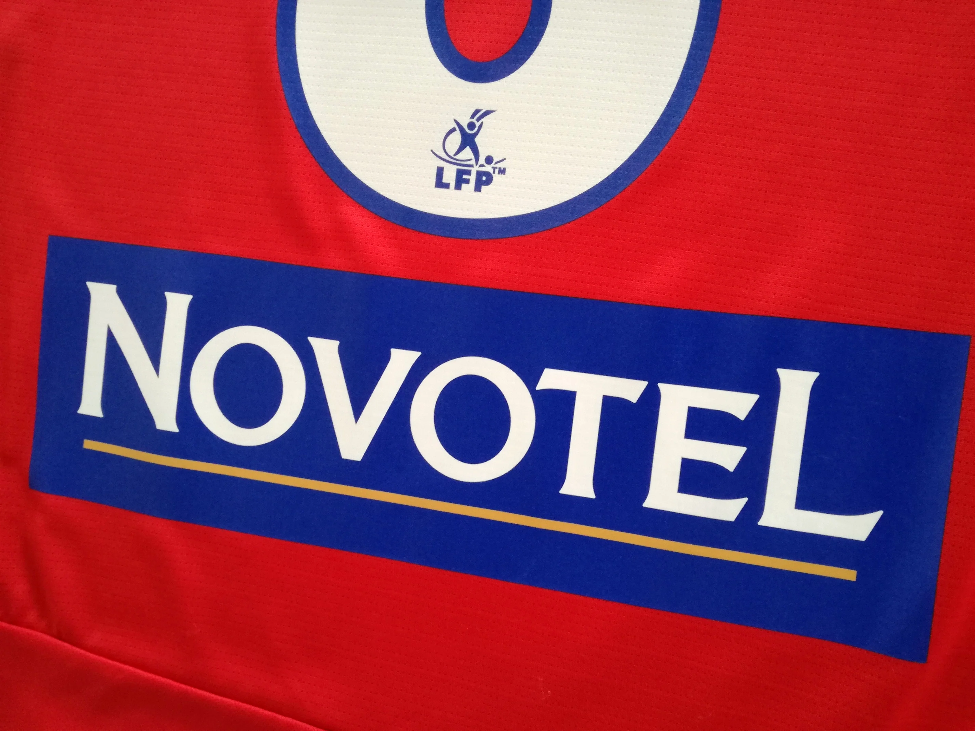 2005/06 Lyon Away Player Issue Football Shirt Juninho #8 (L) - Image 10