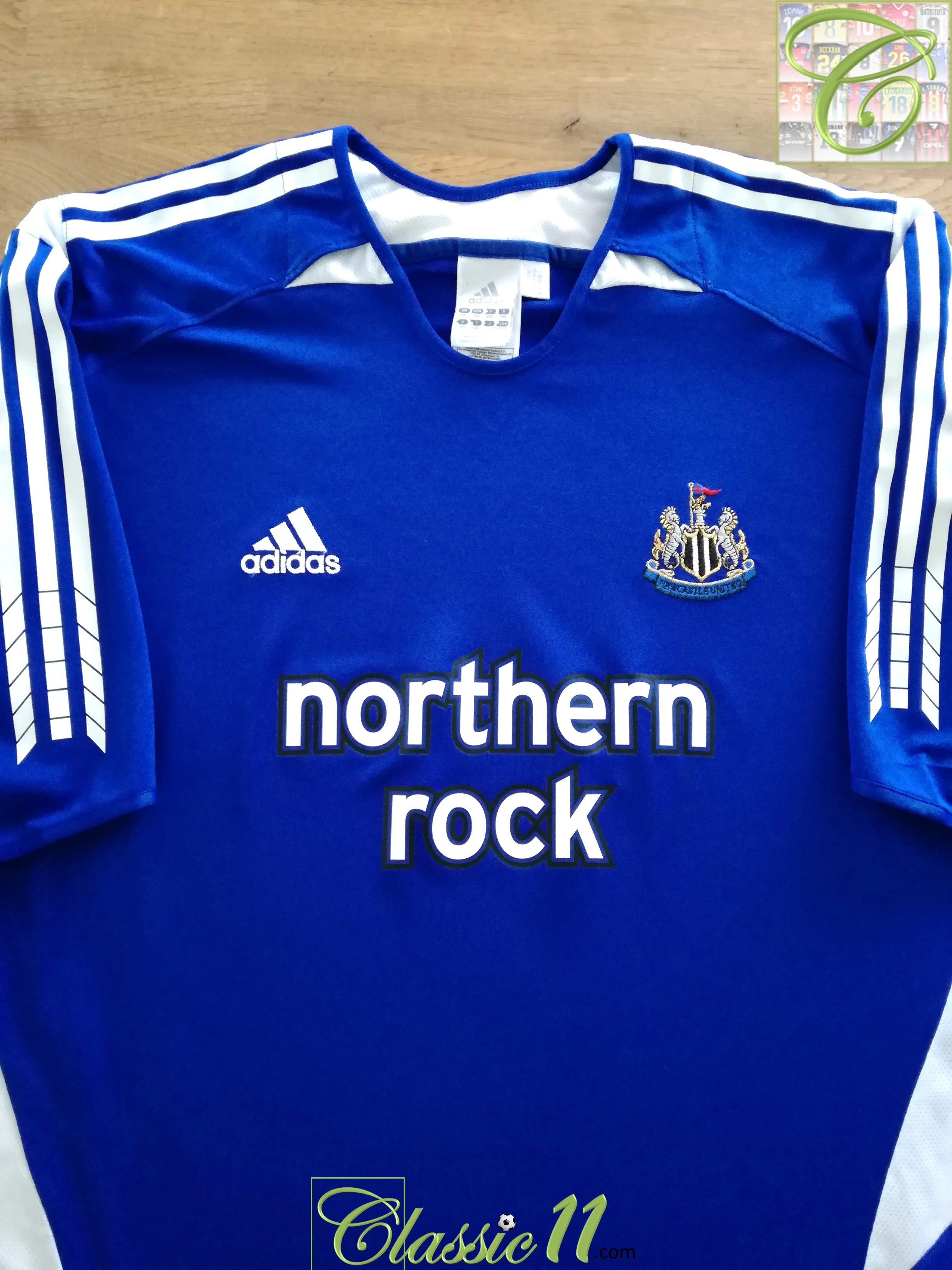 2005/06 Newcastle Utd 3rd Football Shirt (Signed) (3XL)