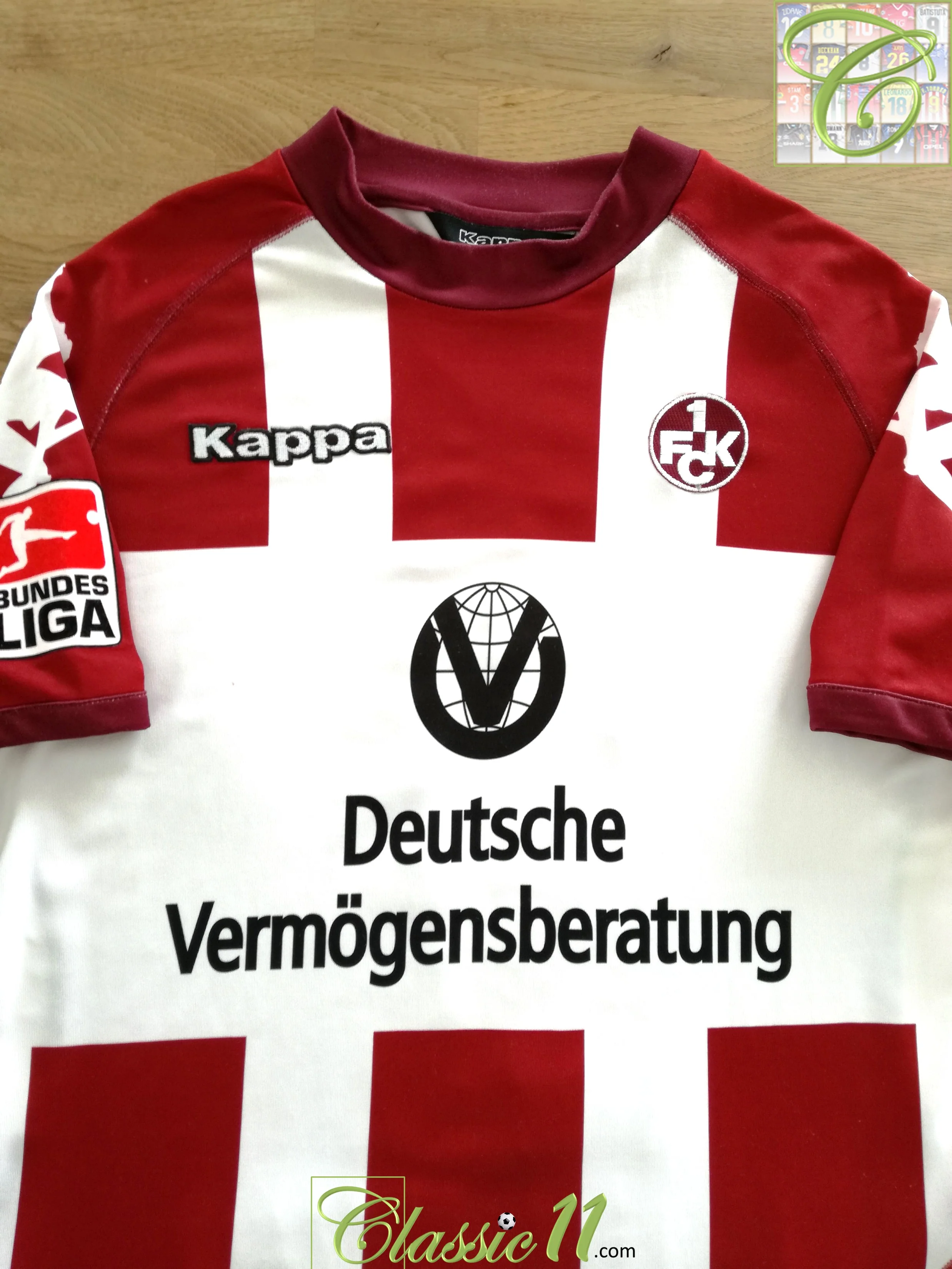 2006/07 1. FC Kaiserslautern Home Bundesliga Football Shirt Beda #3 (M) - Image 2