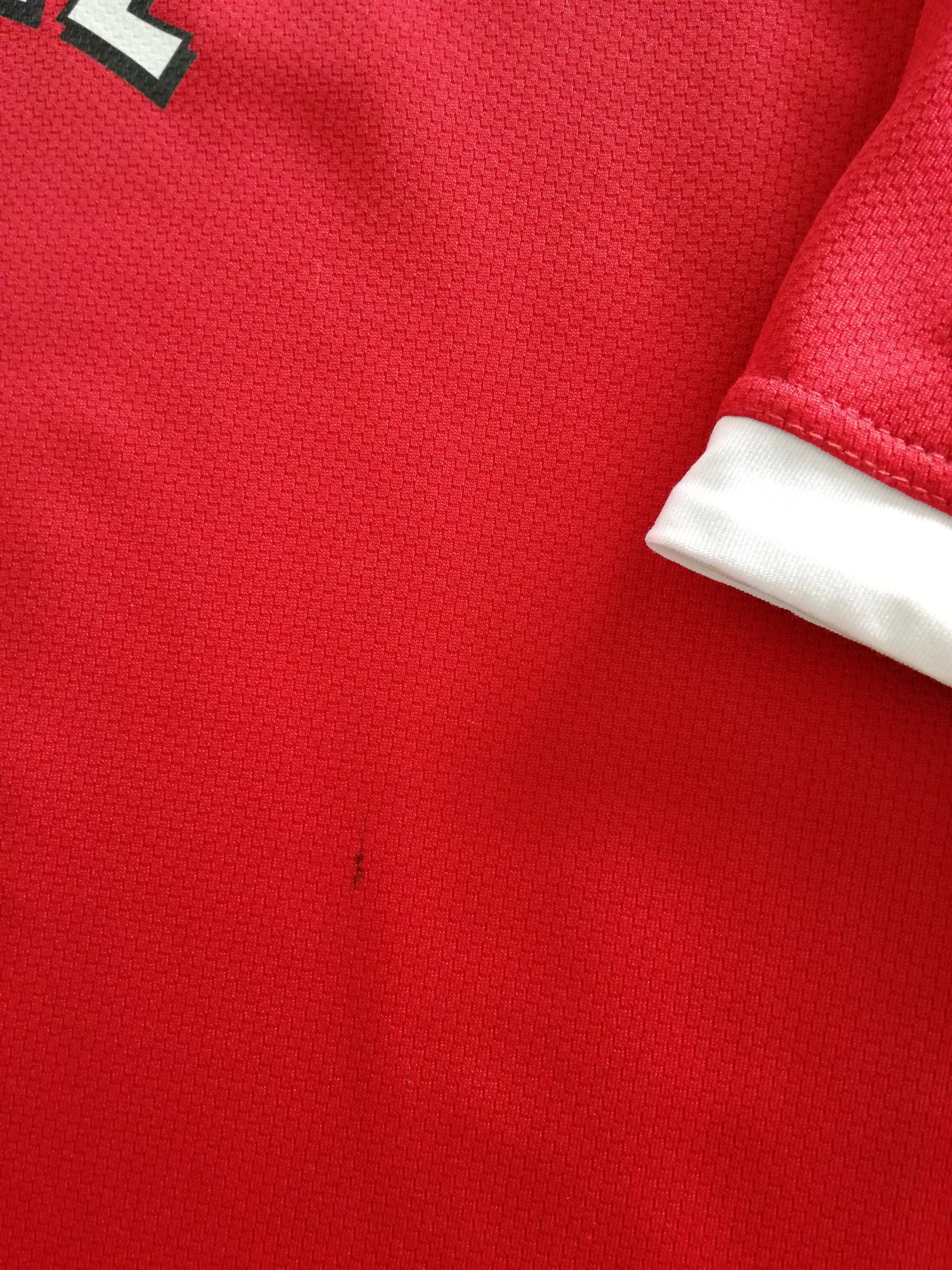 2006/07 Man Utd Home Premier League Football Shirt Heinze #4 (XL) - Image 11