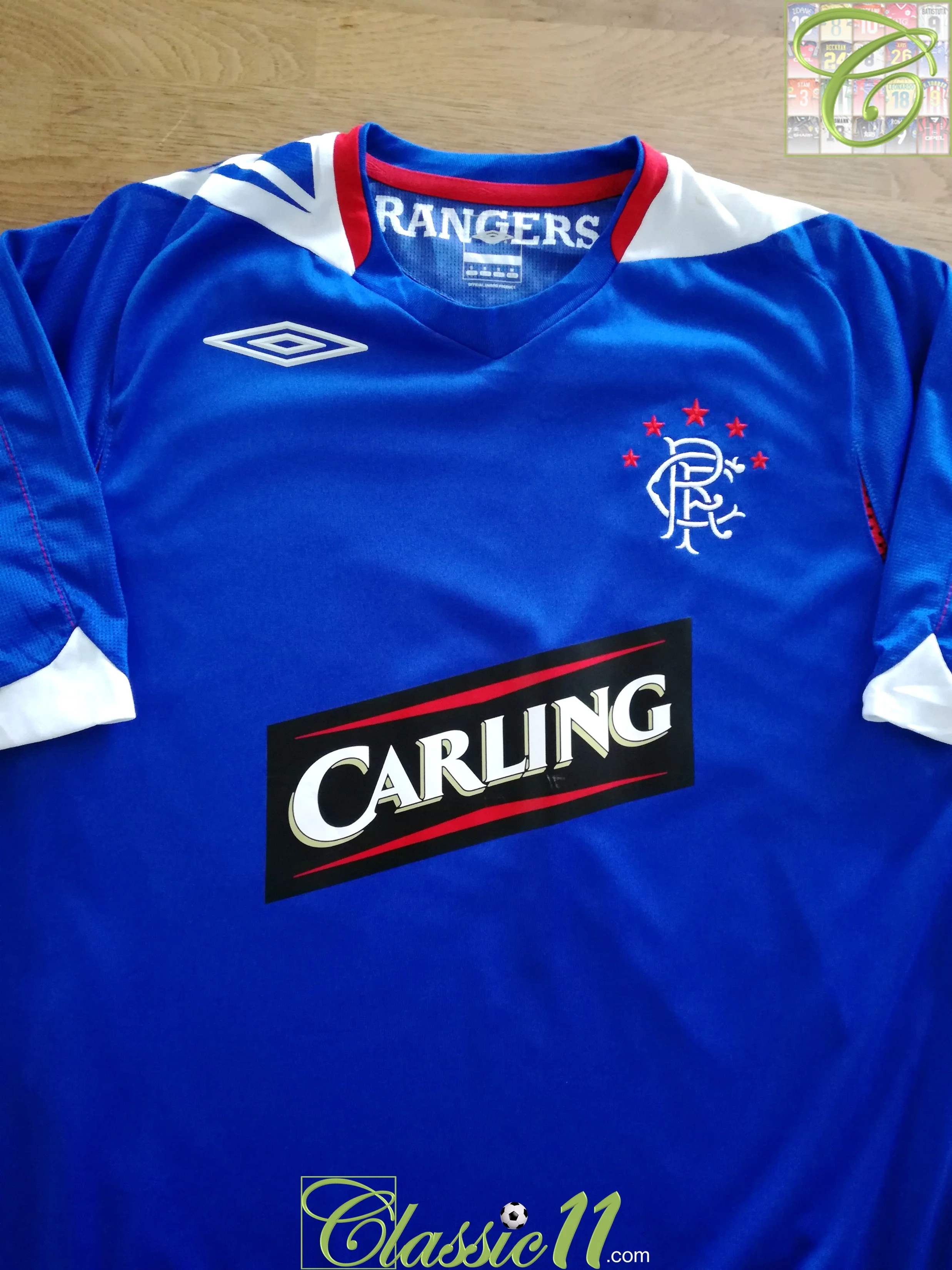 2006/07 Rangers Home Football Shirt (S)
