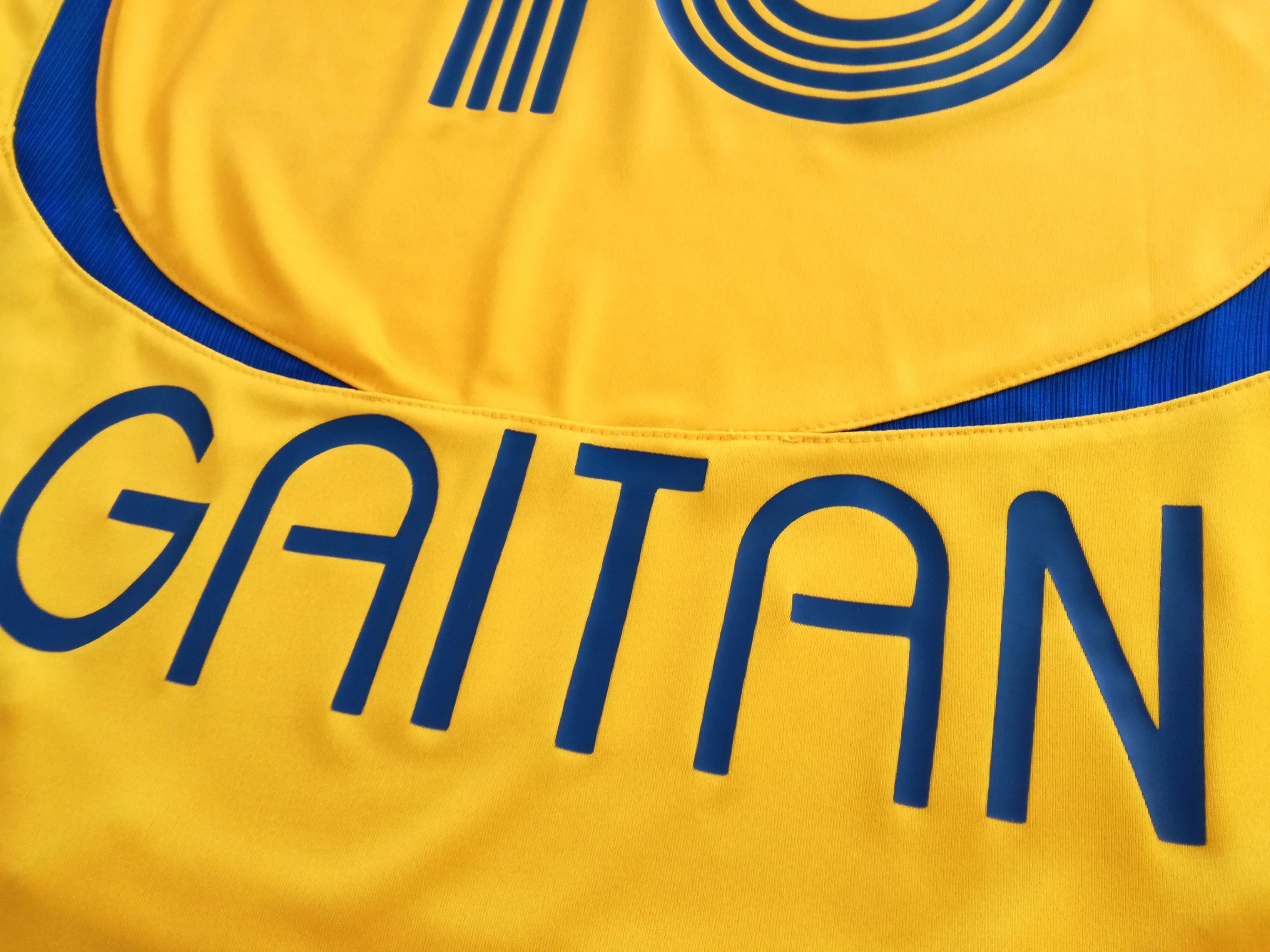 2006/07 Tigres Home FMF Football Shirt Gaitan #10 (L) - Image 12