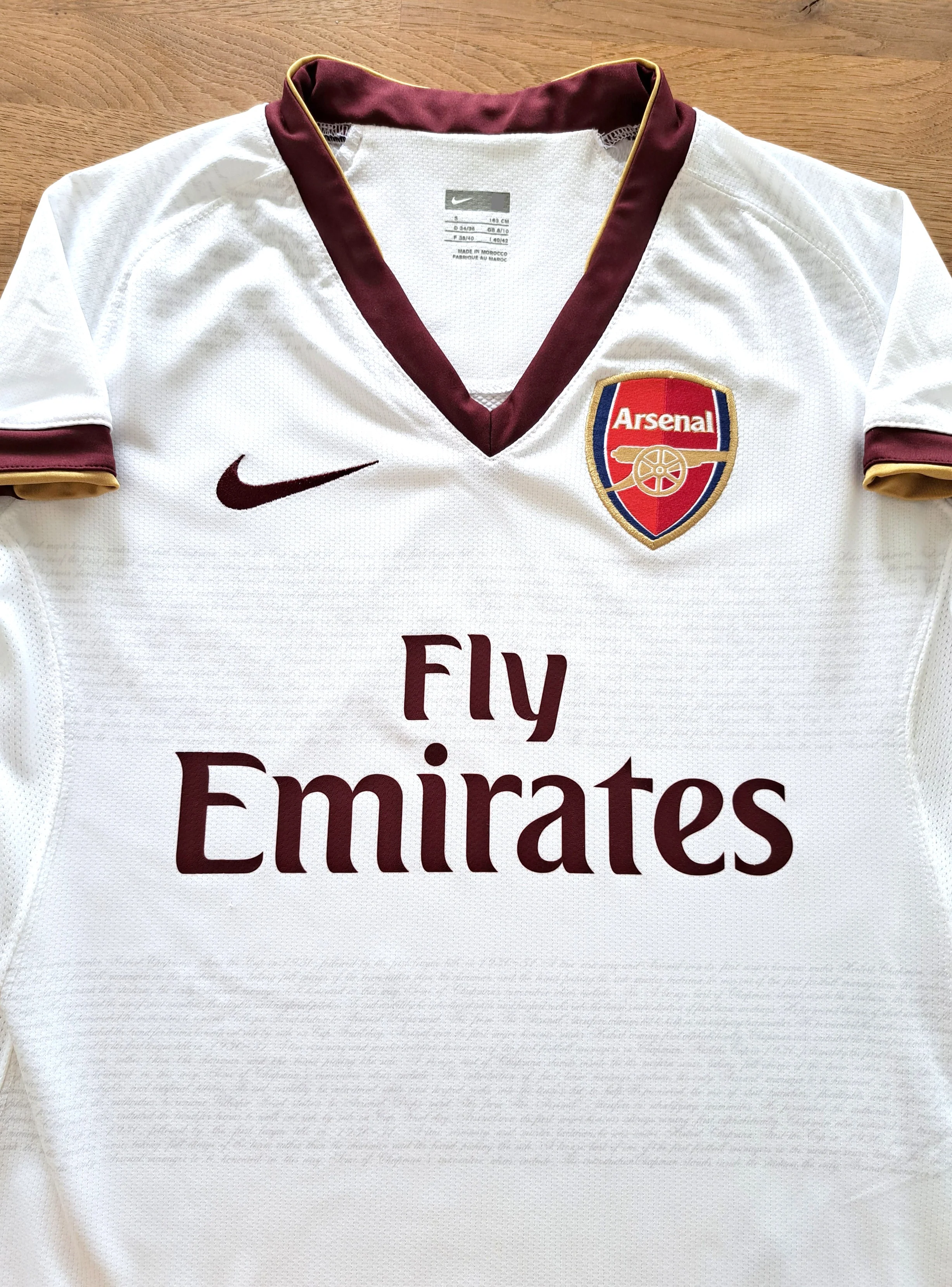 2007/08 Arsenal Away Football Shirt (W) (S) (Size 8-10)