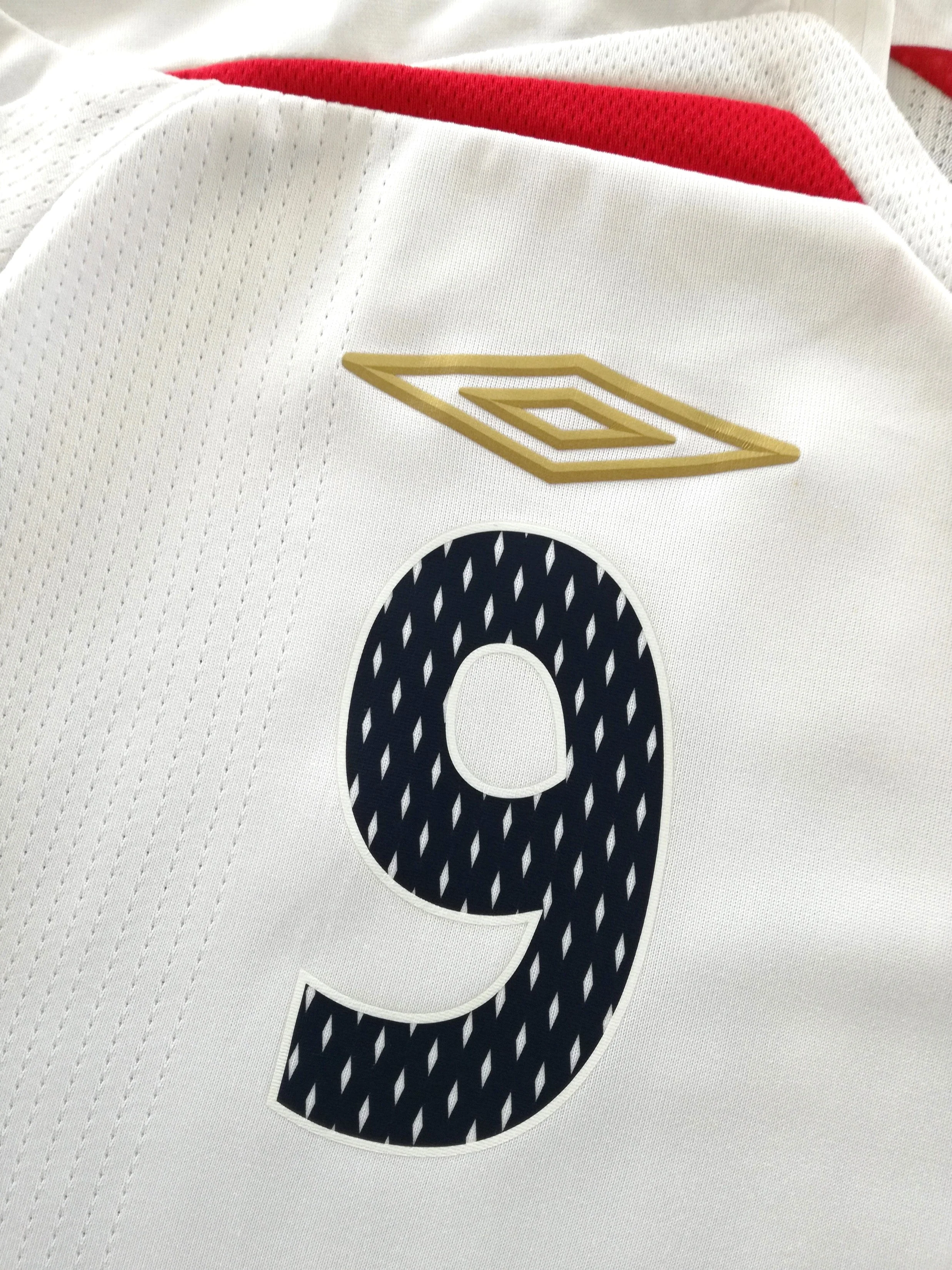2007/08 England Home Football Shirt Rooney #9 (XL) - Image 3