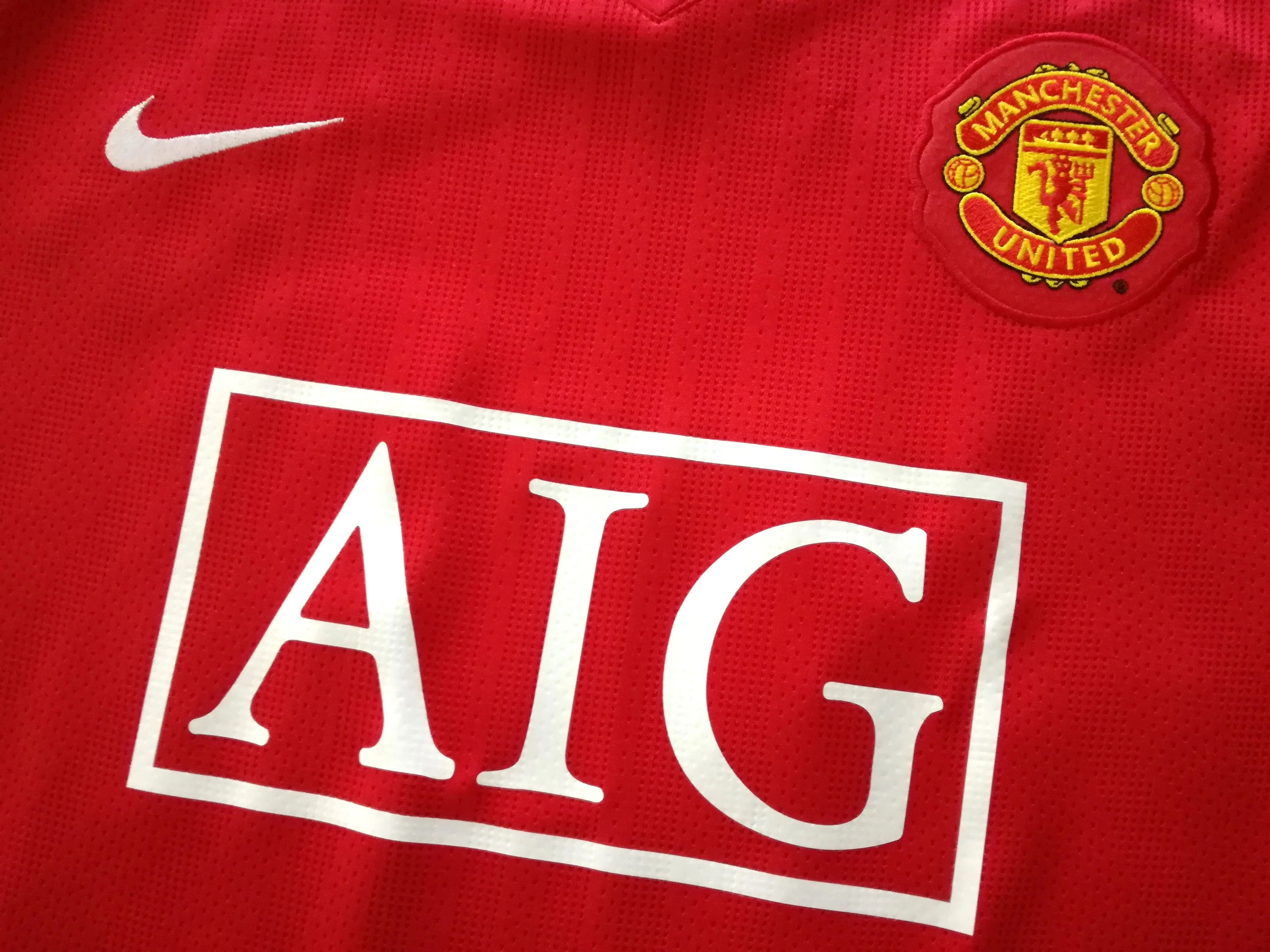2007/08 Man Utd Home Premier League Football Shirt Tevez #32 (M) - Image 11