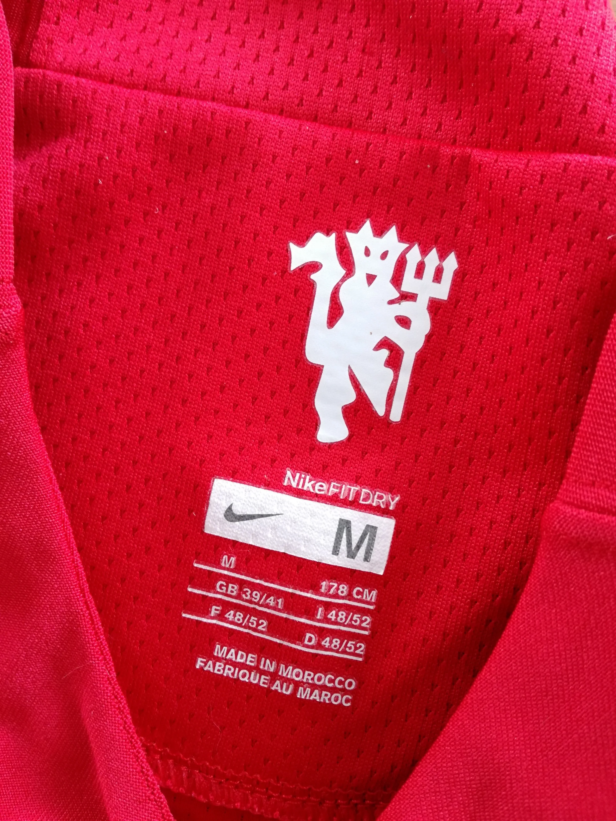 2007/08 Man Utd Home Premier League Football Shirt Tevez #32 (M) - Image 3