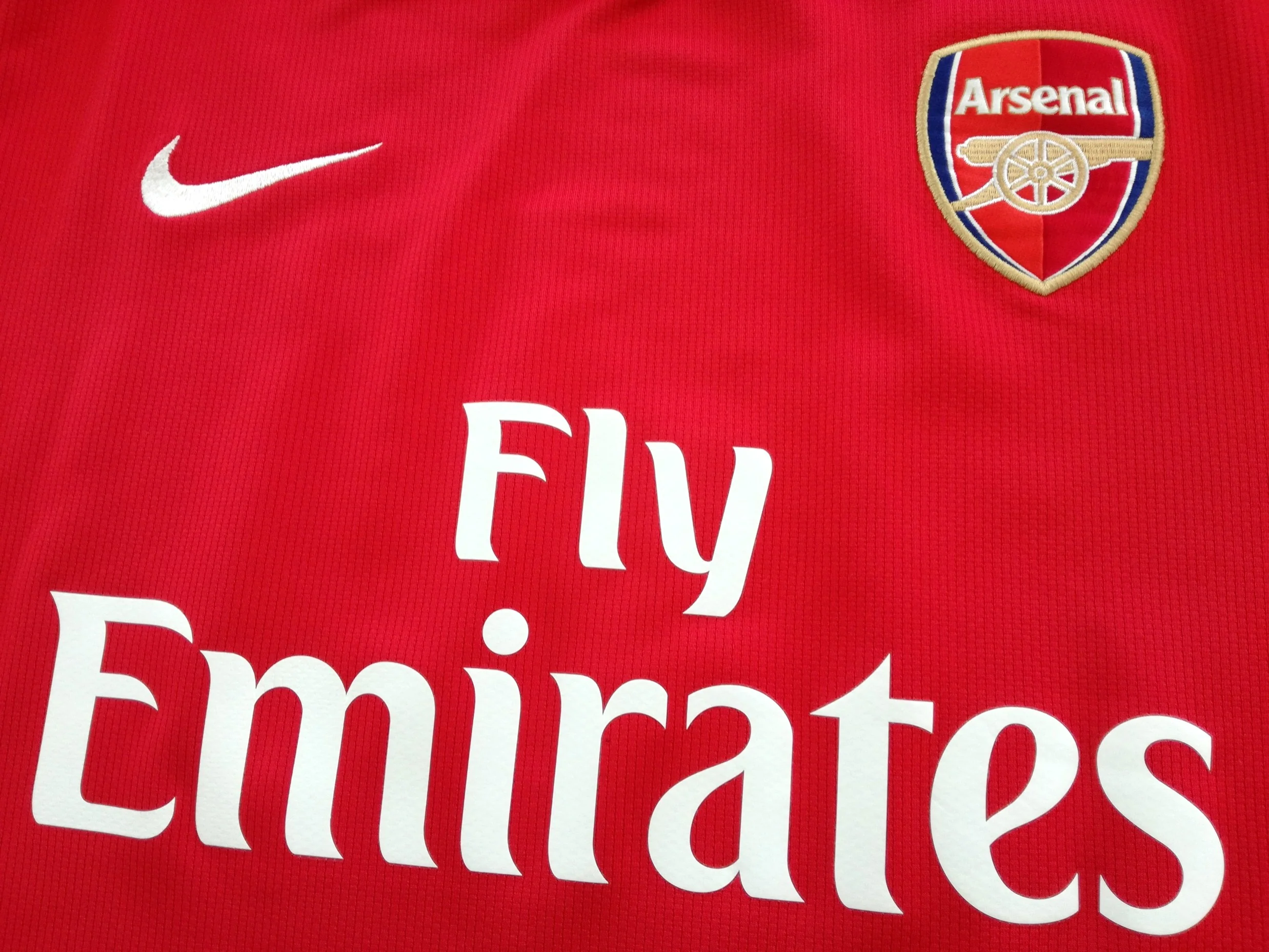 2008/09 Arsenal Home Premier League Football Shirt Walcott #14 (L) - Image 6