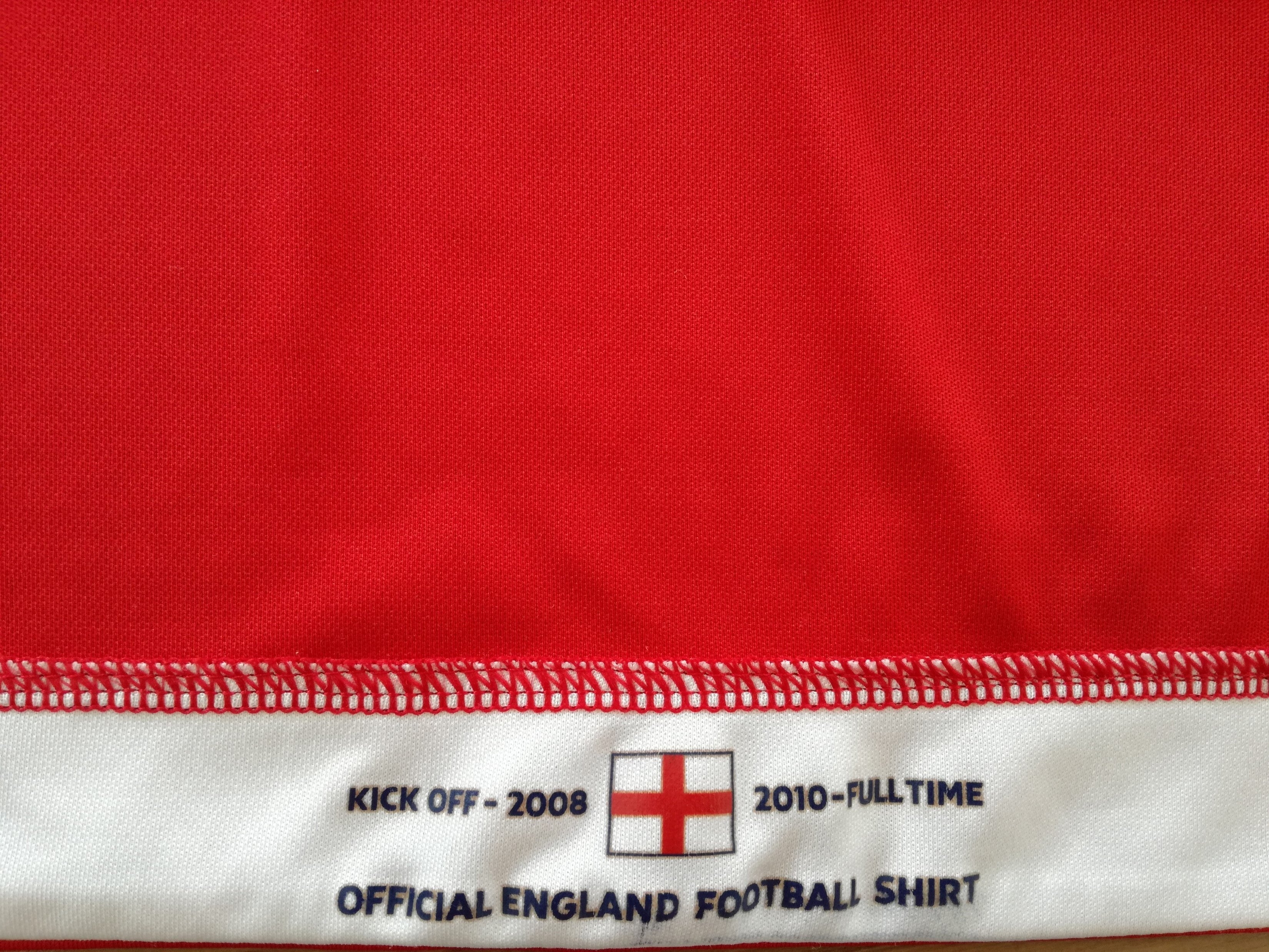 2008/09 England Away Football Shirt (M) - Image 5