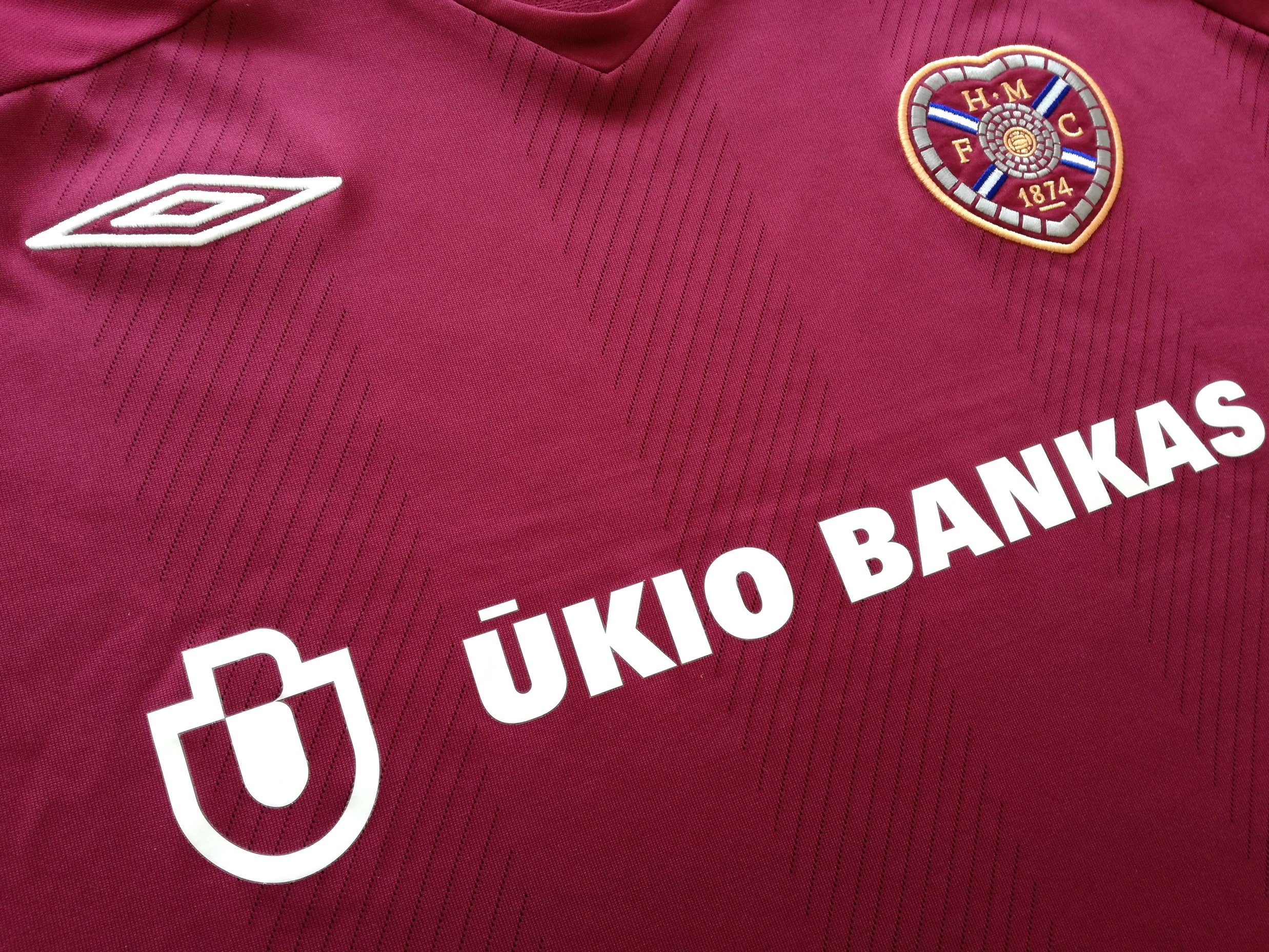 2008/09 Hearts Home Football Shirt (XL) - Image 3