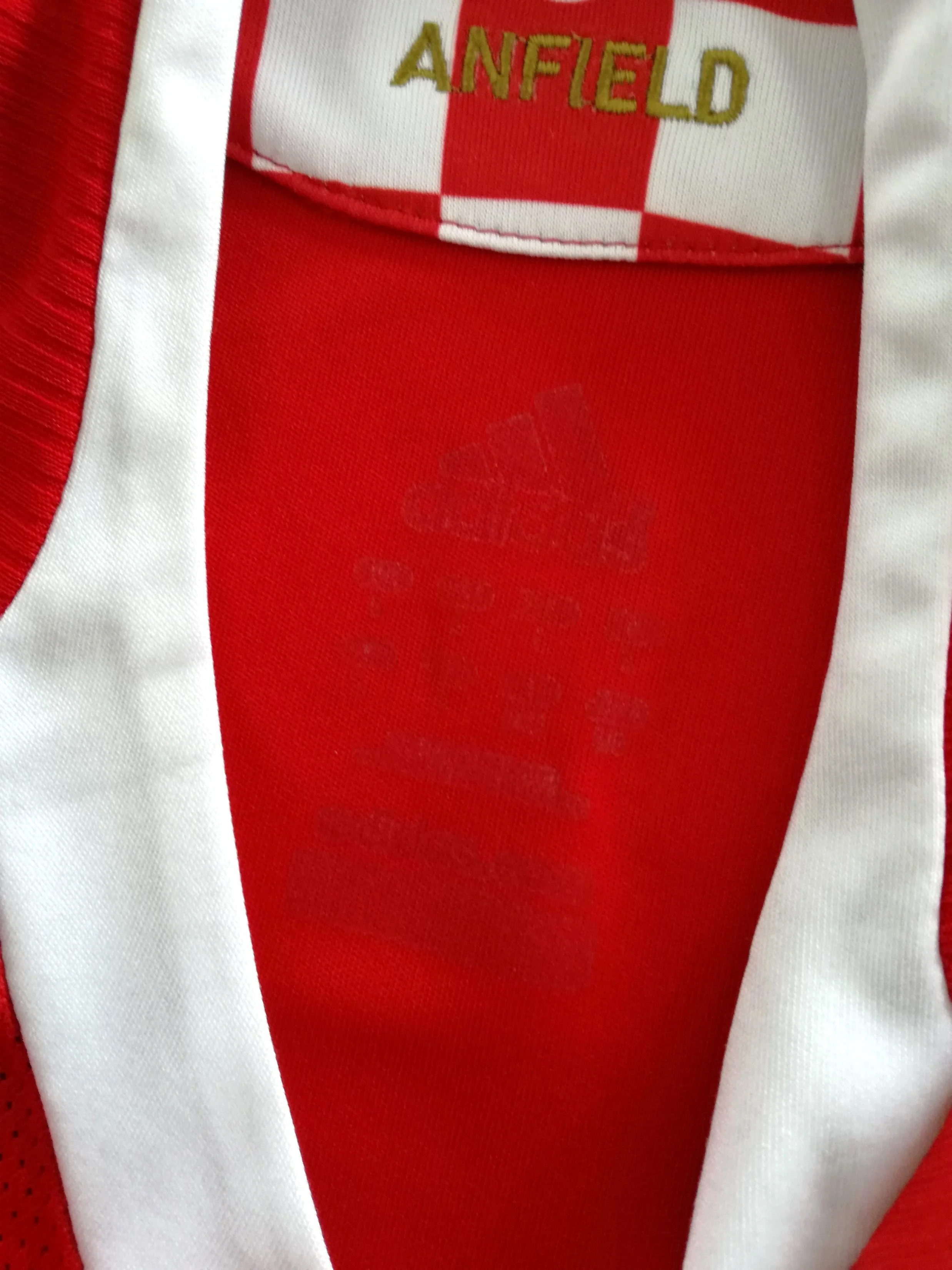 2008/09 Liverpool Home Premier League Football Shirt Babel #19 (L) - Image 3