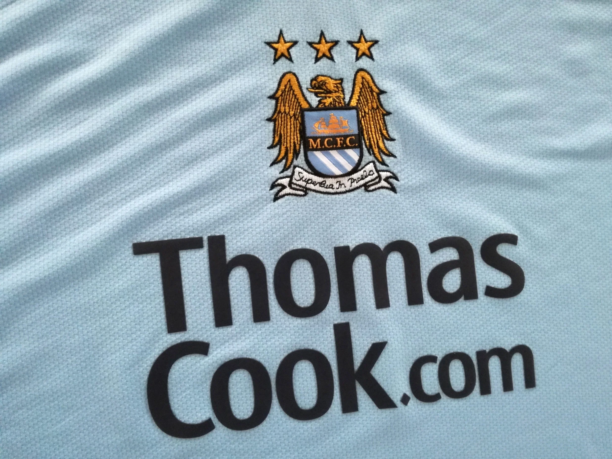 2008/09 Man City Home Football Shirt (XXL) - Image 3