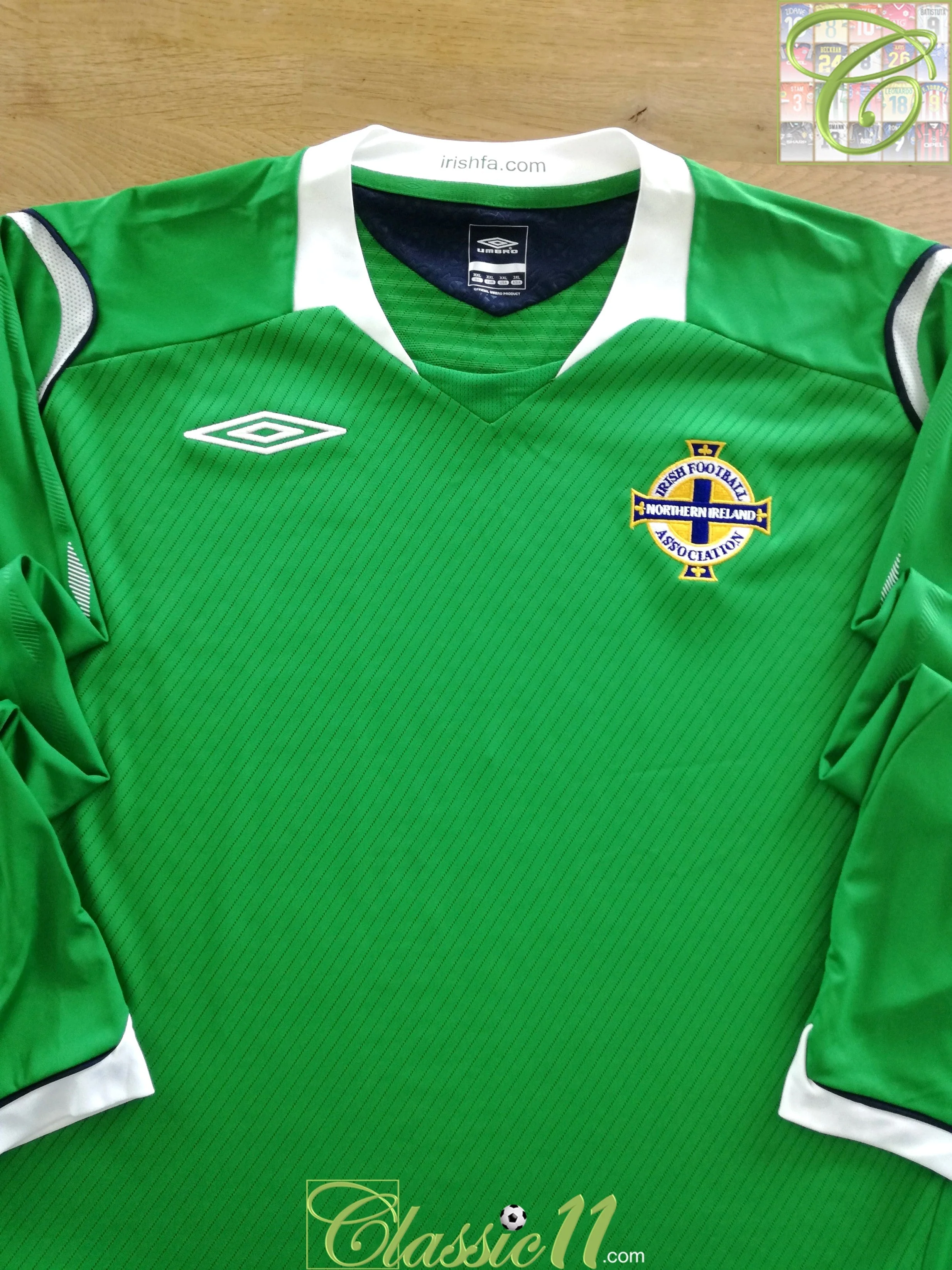 2008/09 Northern Ireland Home Football Shirt. (XL)