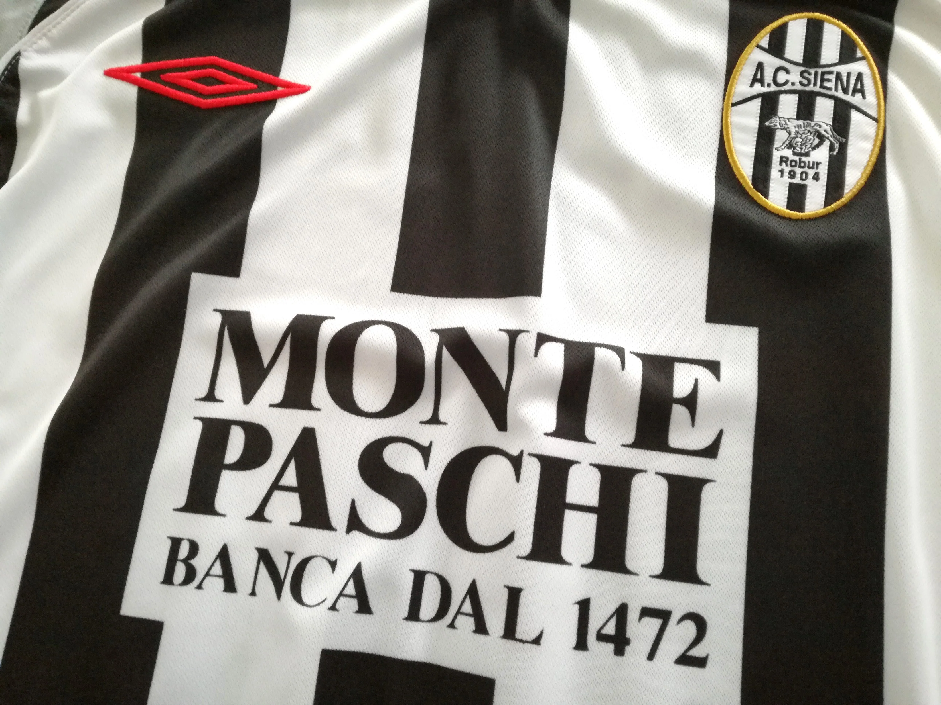 2008/09 Siena Home Serie A Football Shirt Coppola #55 (L) - Image 6