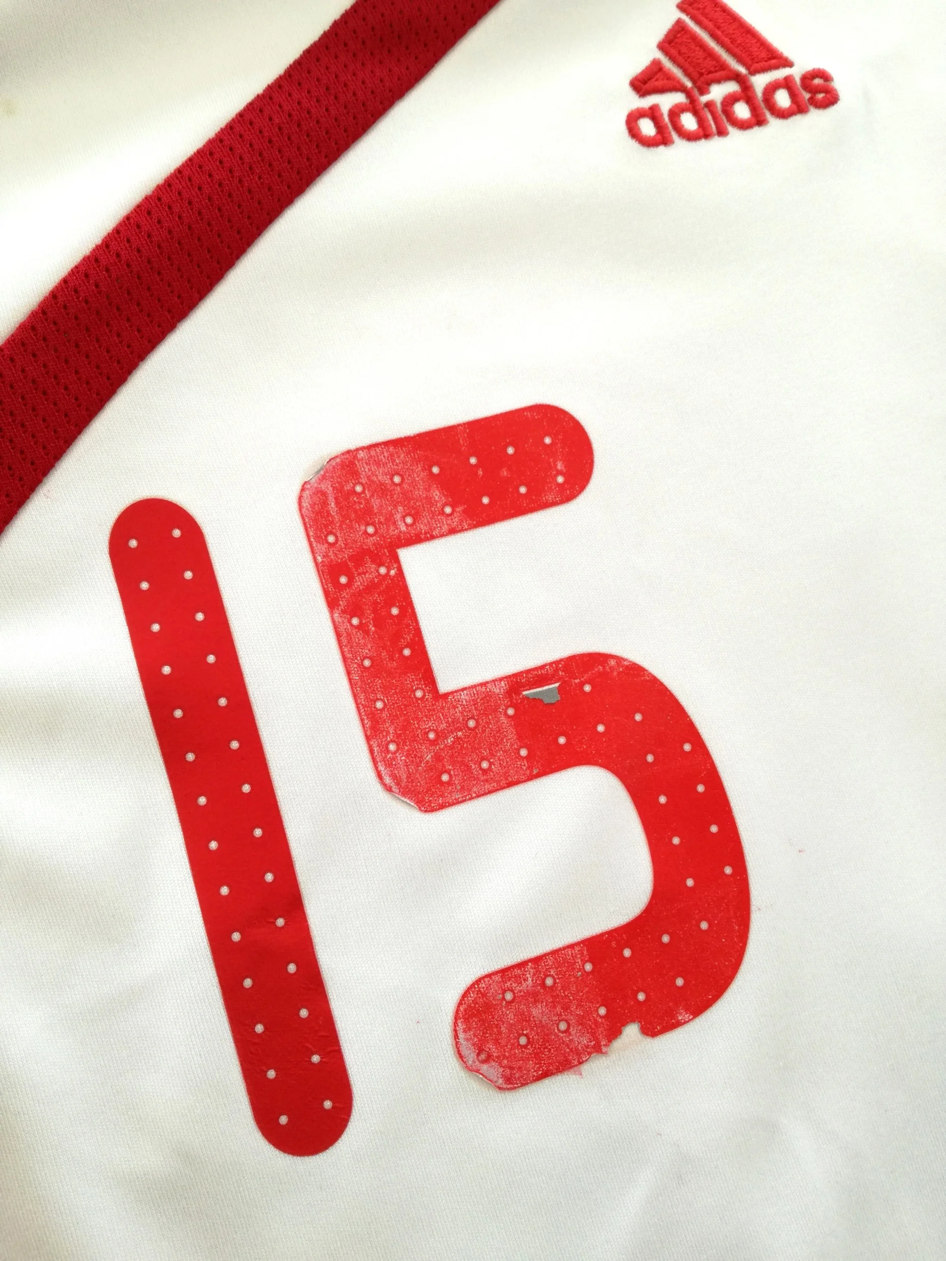 2009/10 Denmark Away Formotion Football Shirt #15 (Kids) - Image 3