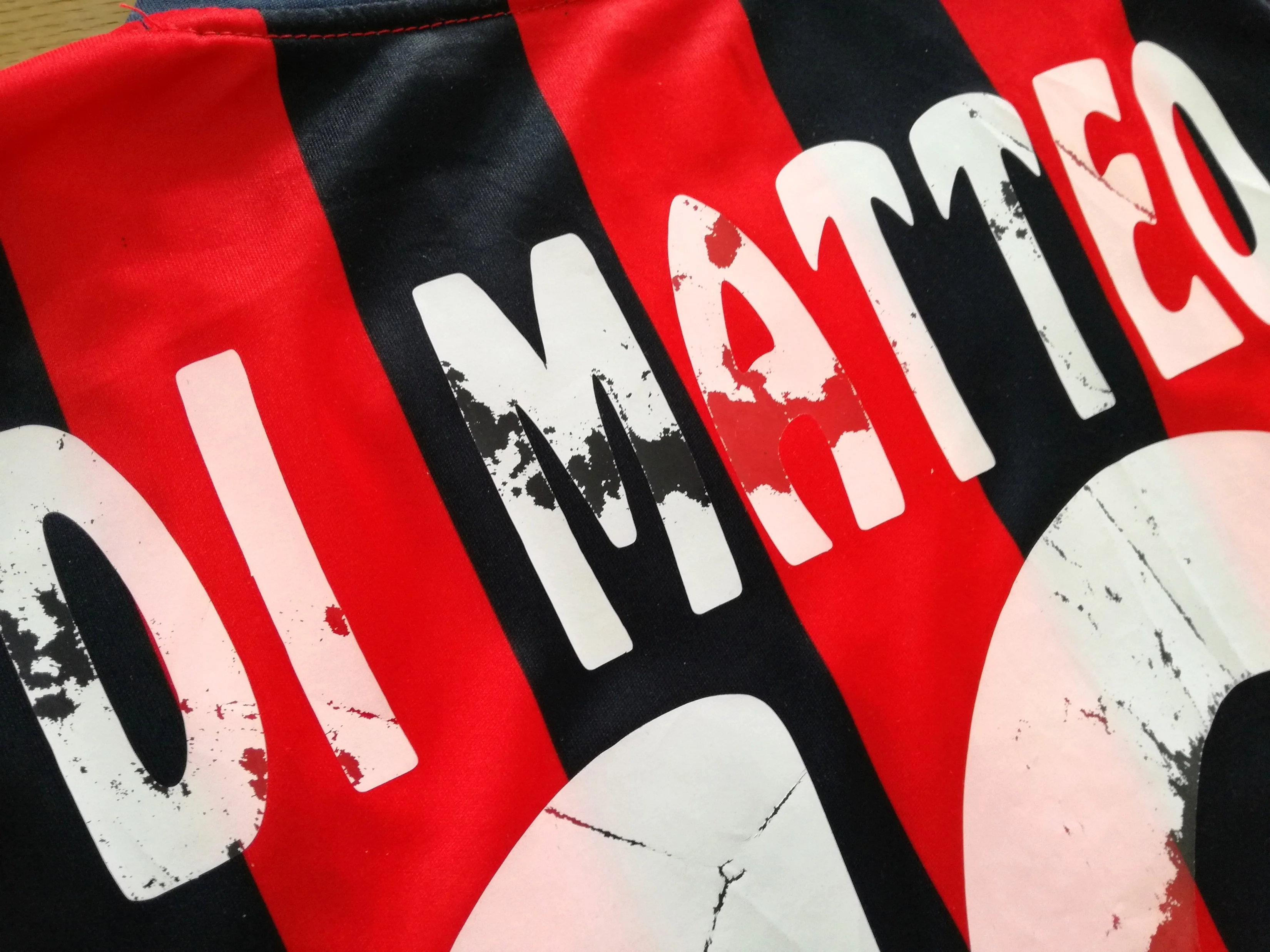 2009/10 Crotone Home Serie B Football Shirt Di Matteo #16 (L) - Image 7