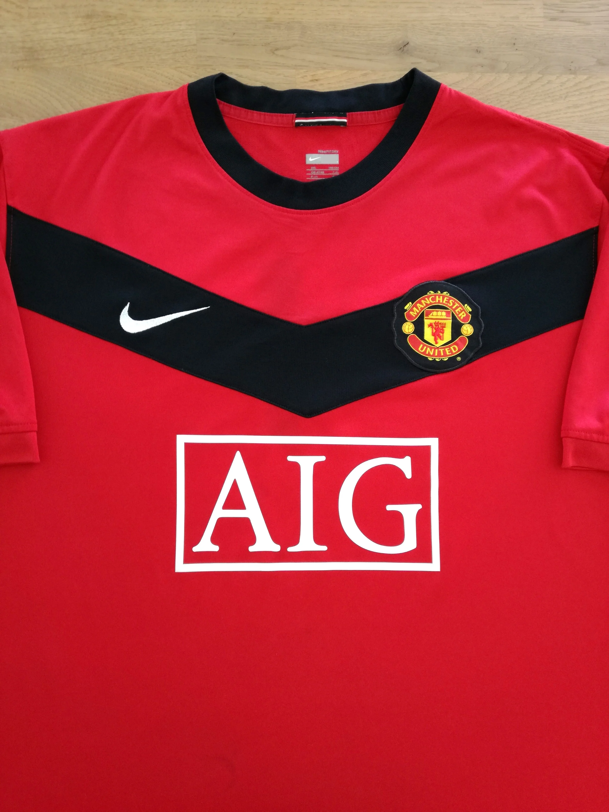 2009/10 Man Utd Home Football Shirt (XXL)