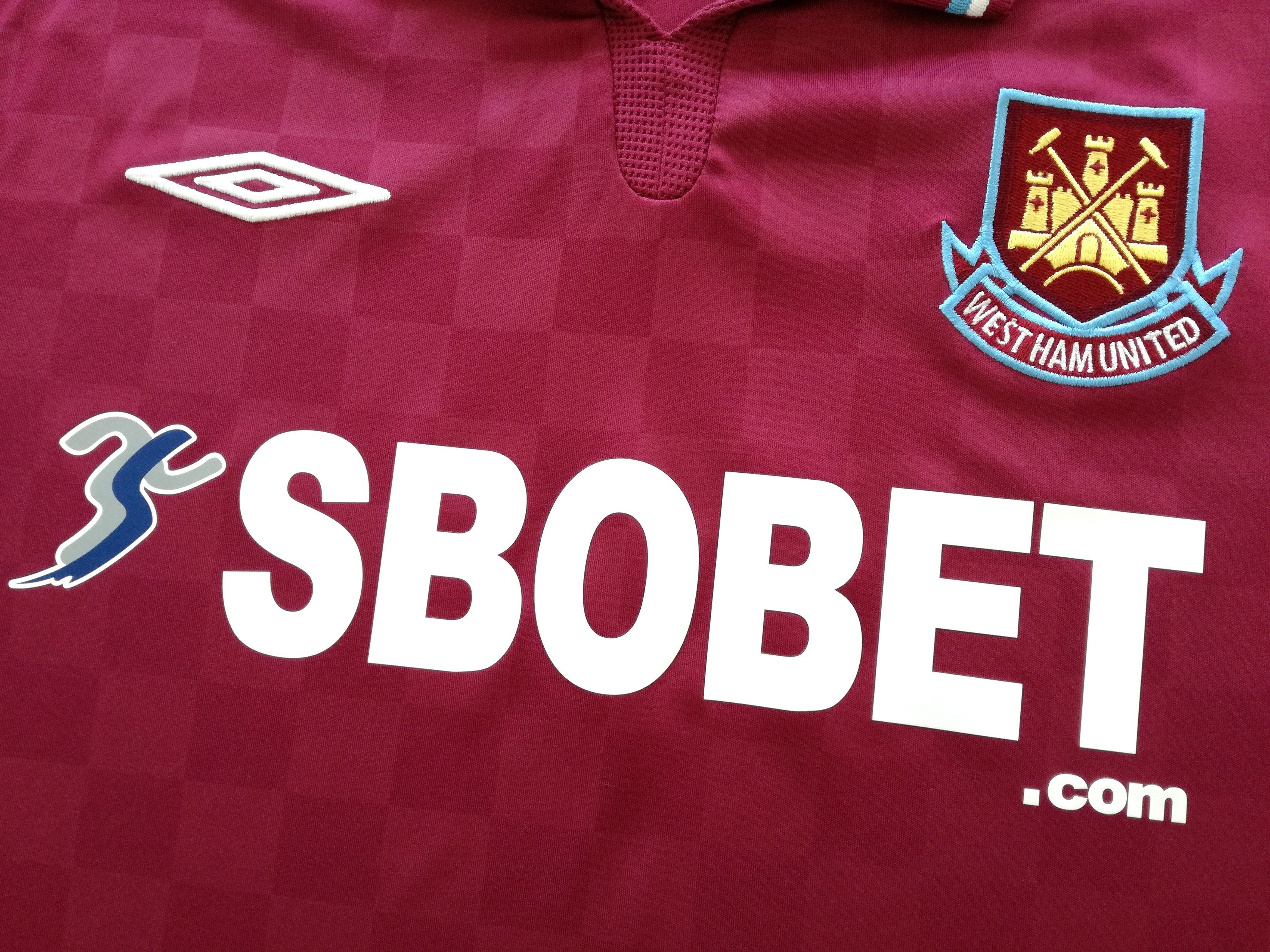 2009/10 West Ham Home Football Shirt (XL) - Image 3