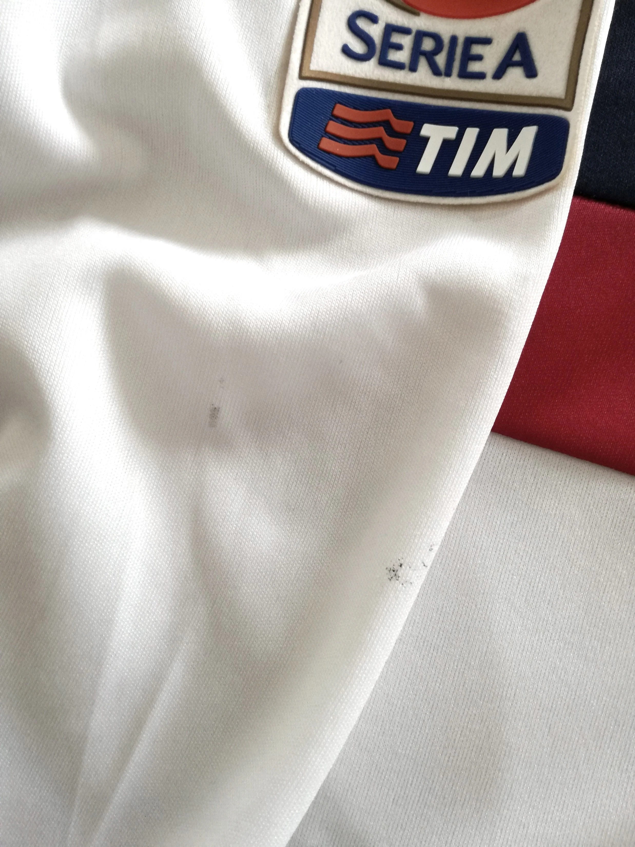 2010/11 Bologna Away Serie A Football Shirt. Morleo #3 (XL) - Image 7