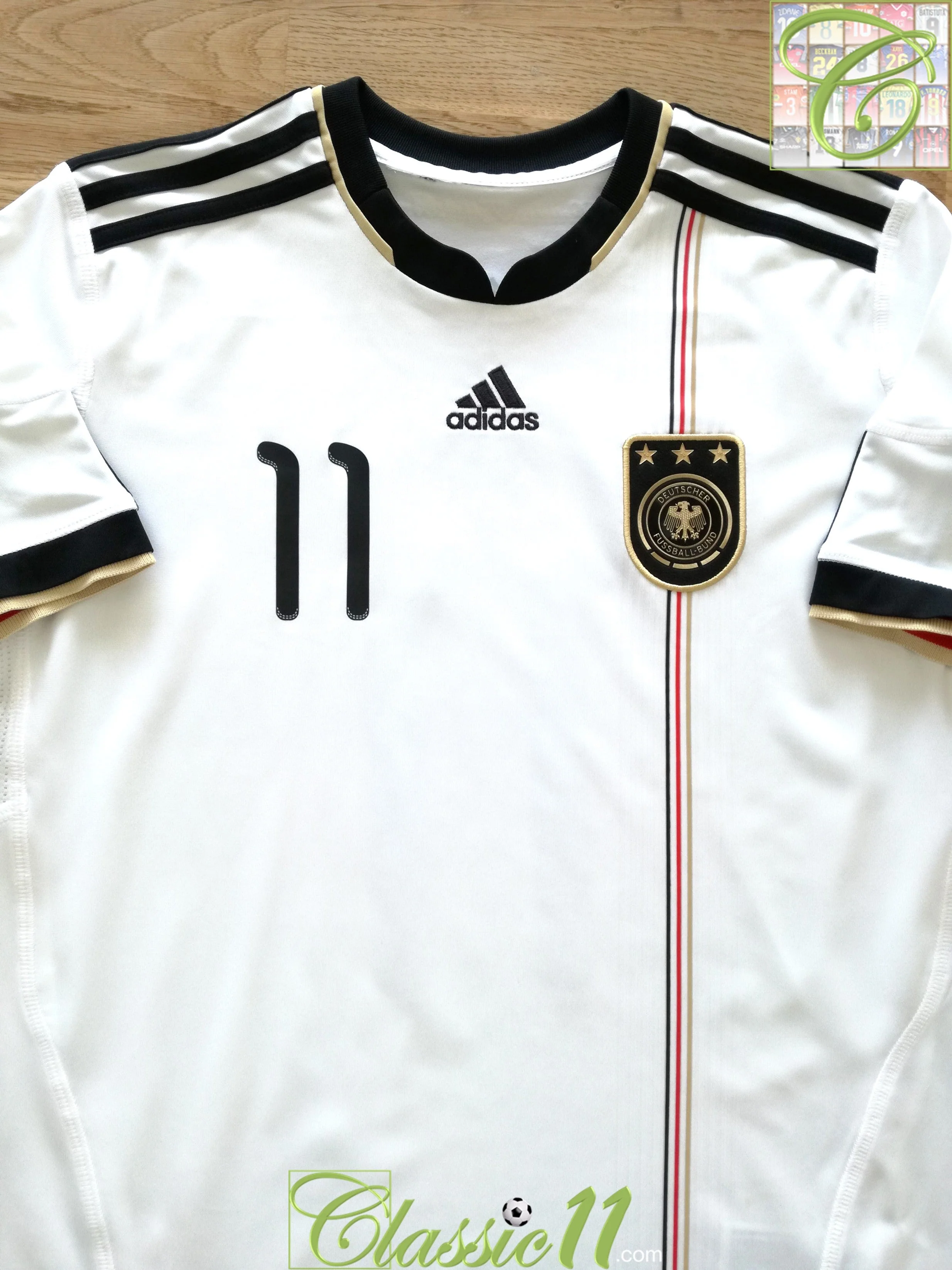 2010/11 Germany Home Football Shirt Klose #11 (Kids) - Image 5