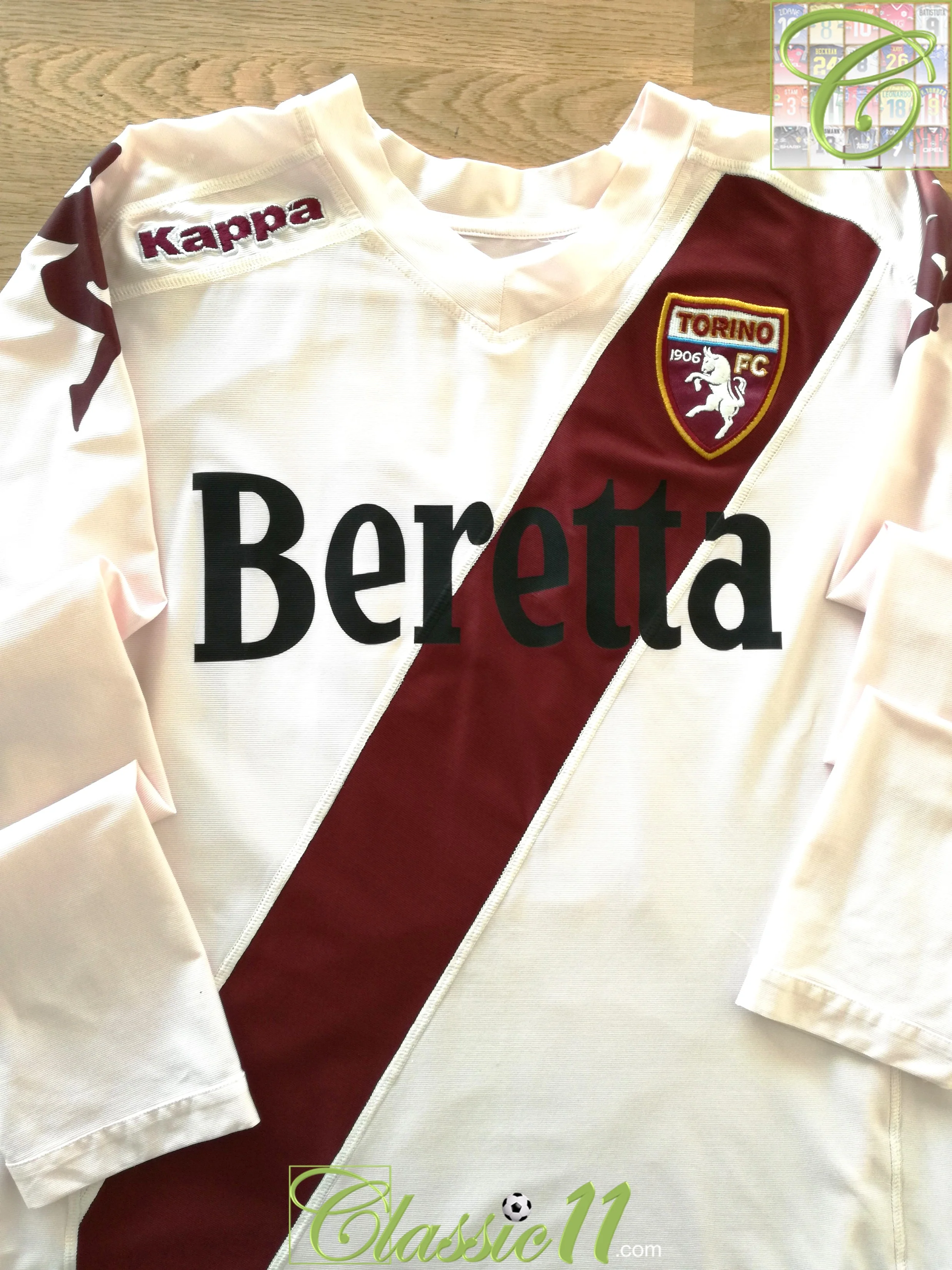 2010/11 Torino Away Football Shirt. #13 (L) - Image 3