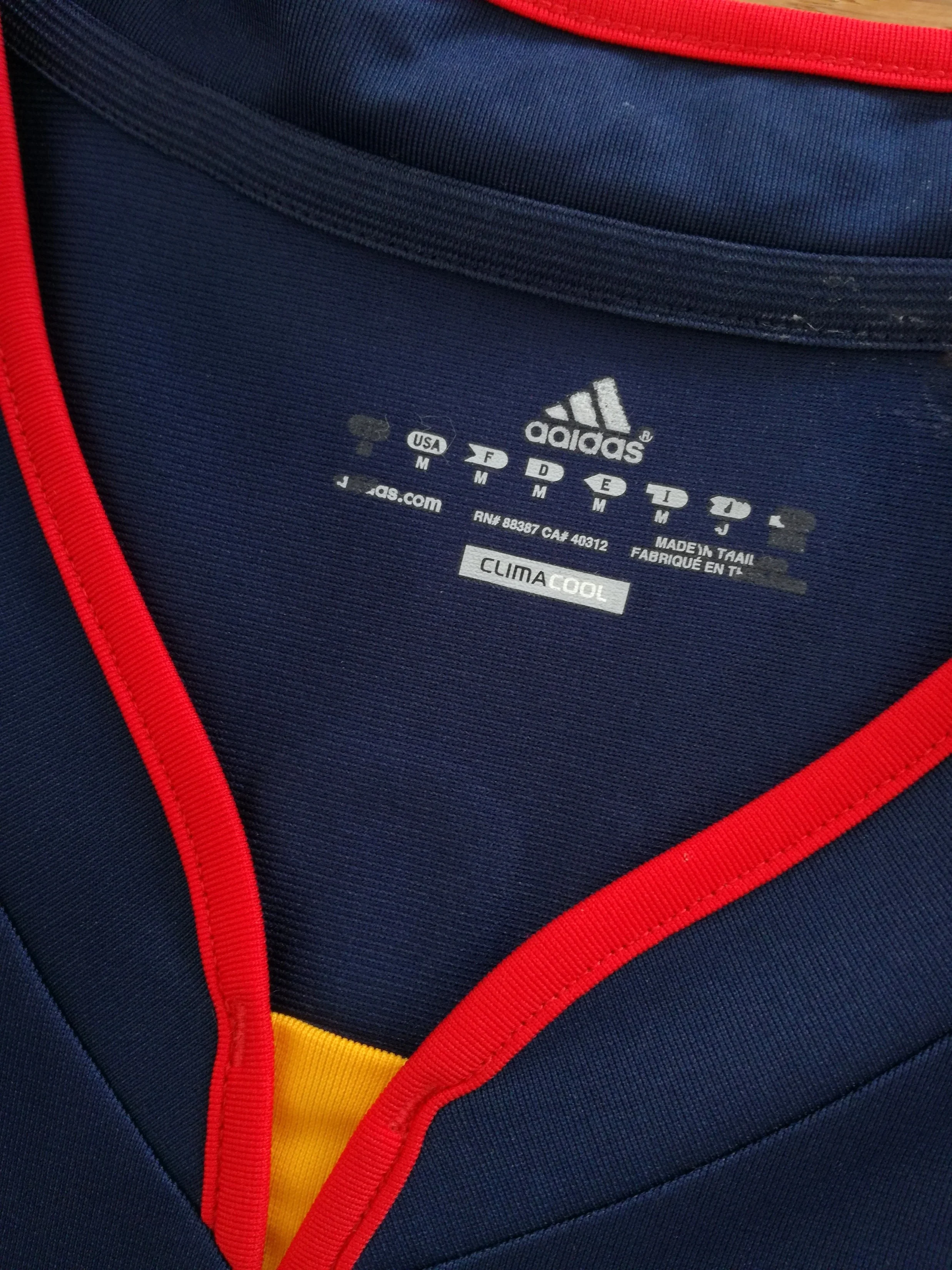 2010 Spain Away 'World Cup Final' Football Shirt A. Iniesta #6 (M) - Image 3