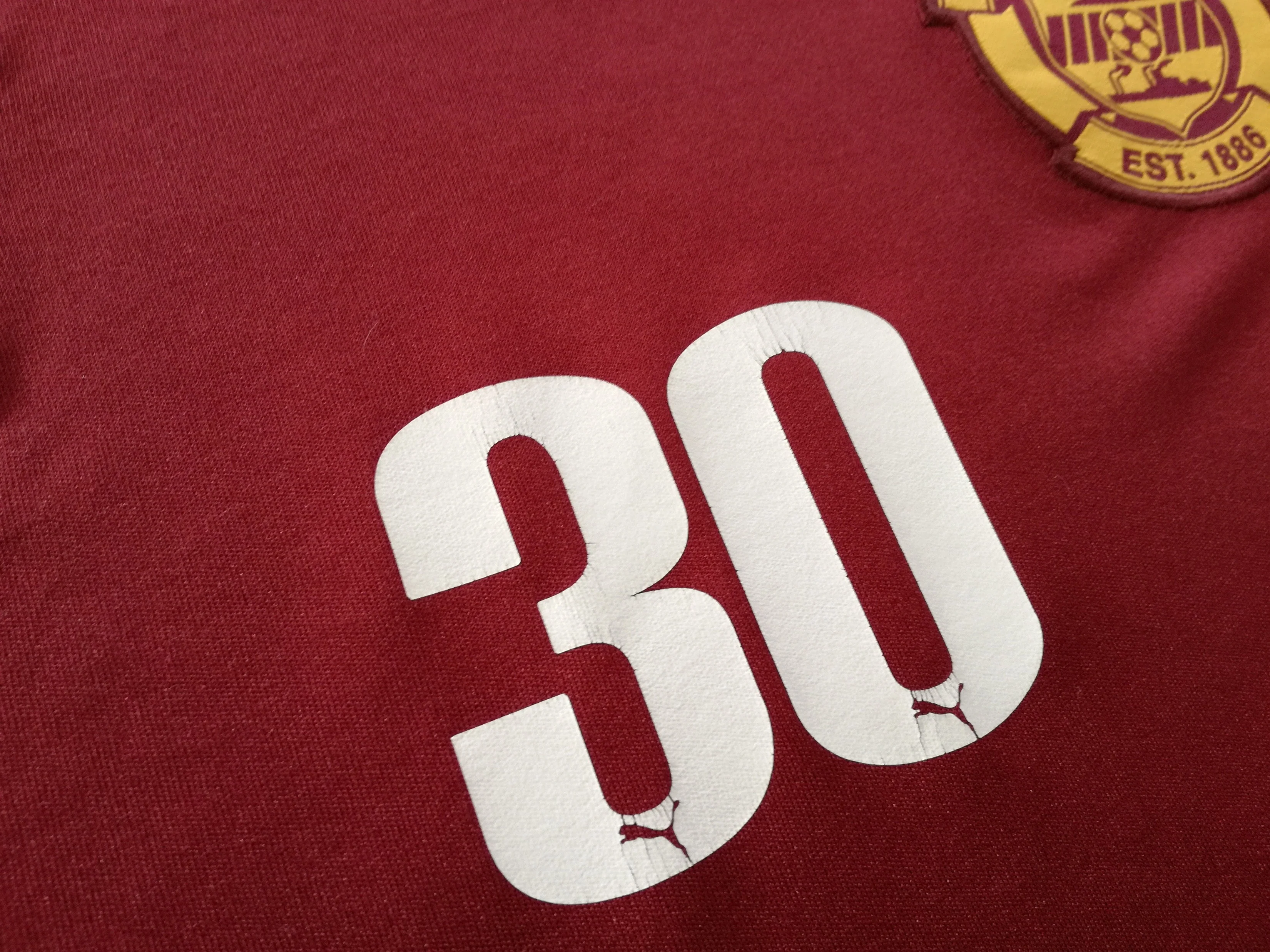 2011/12 Motherwell Player Issue Training Shirt #30 (L) - Image 4