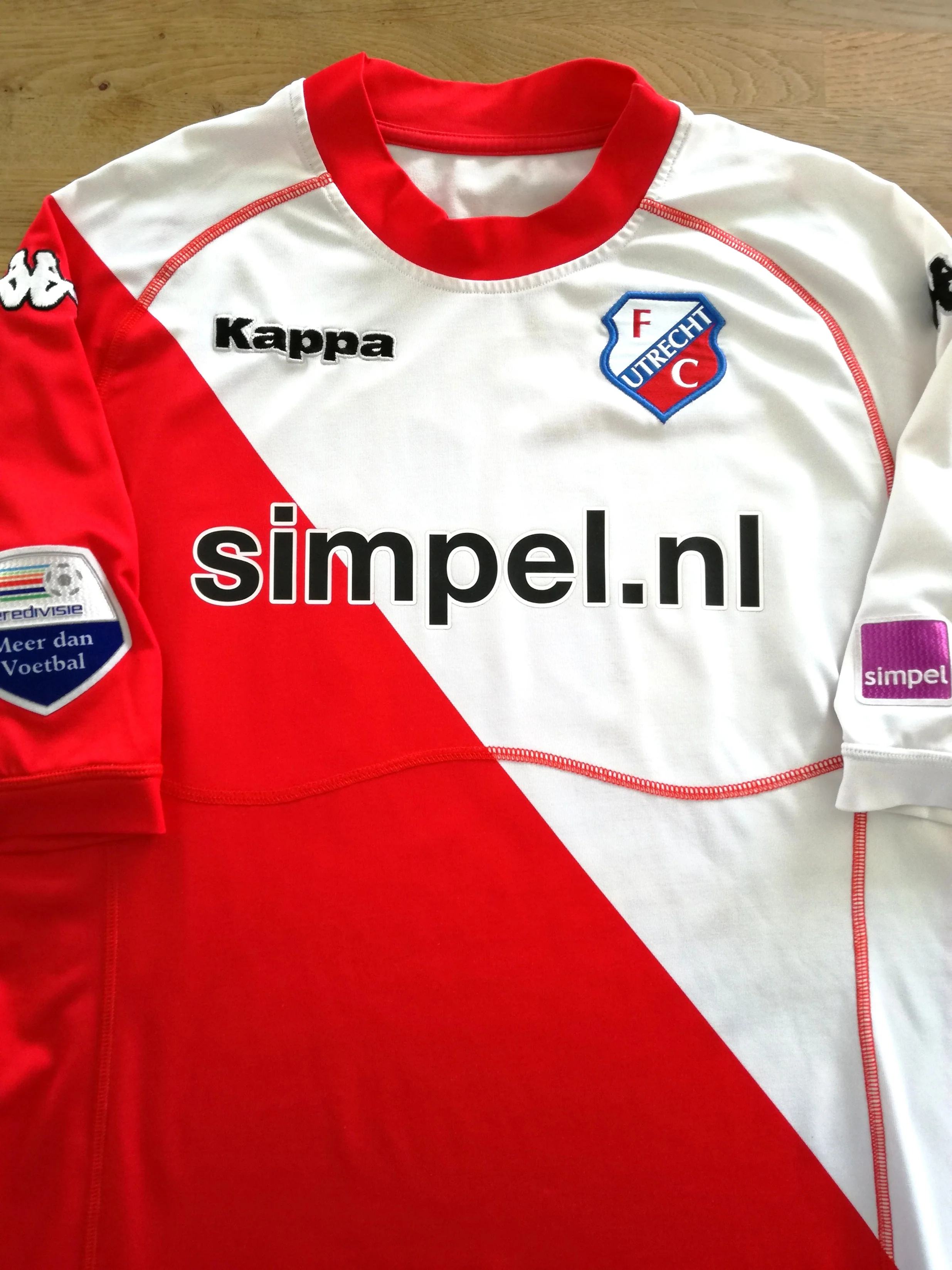 2011/12 Utrecht Home Eredivisie Match Worn Football Shirt Nilsson #23 (XL) - Image 2