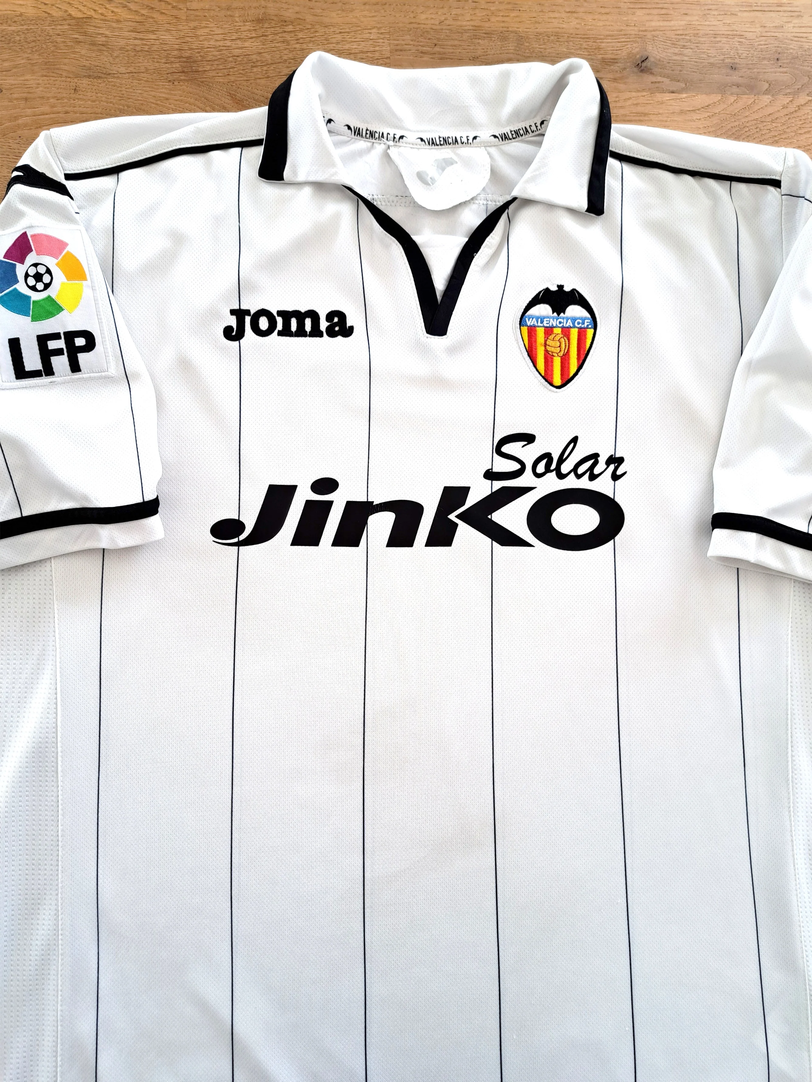 2012/13 Valencia Home La Liga Football Shirt (XL)