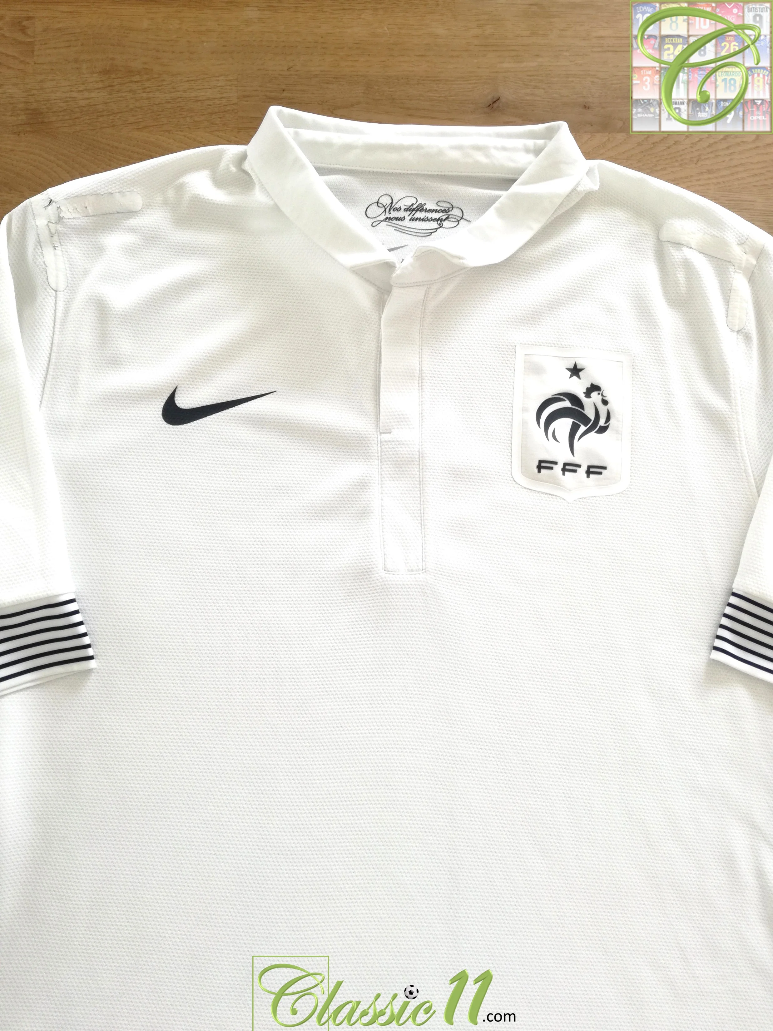 2012/13 France Away Player Issue Football Shirt (XXL)