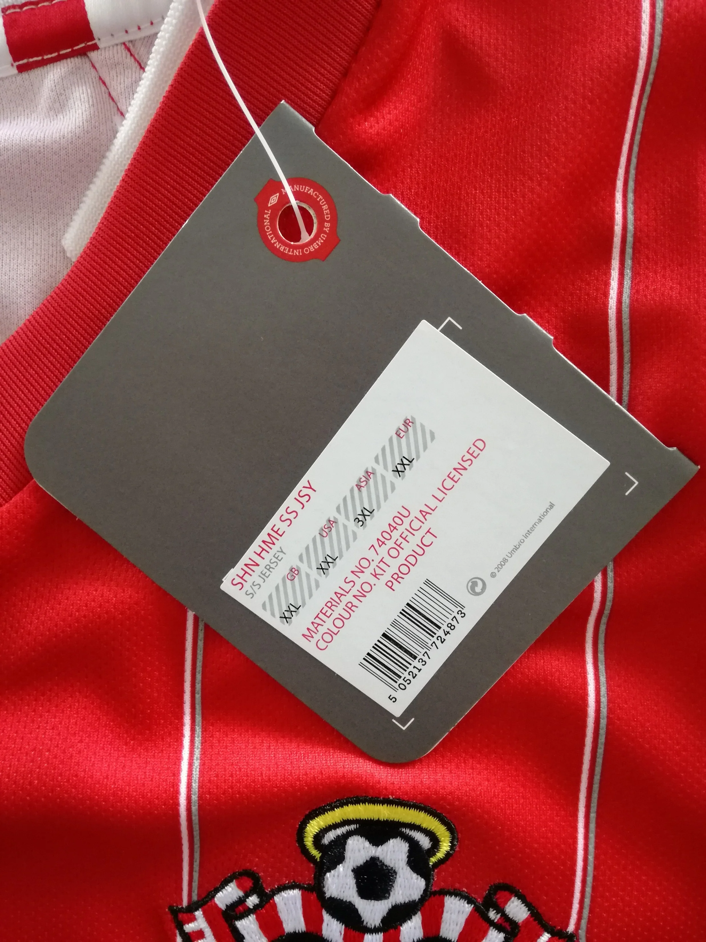 2012/13 Southampton Home Football Shirt (XXL) *BNWT* - Image 3