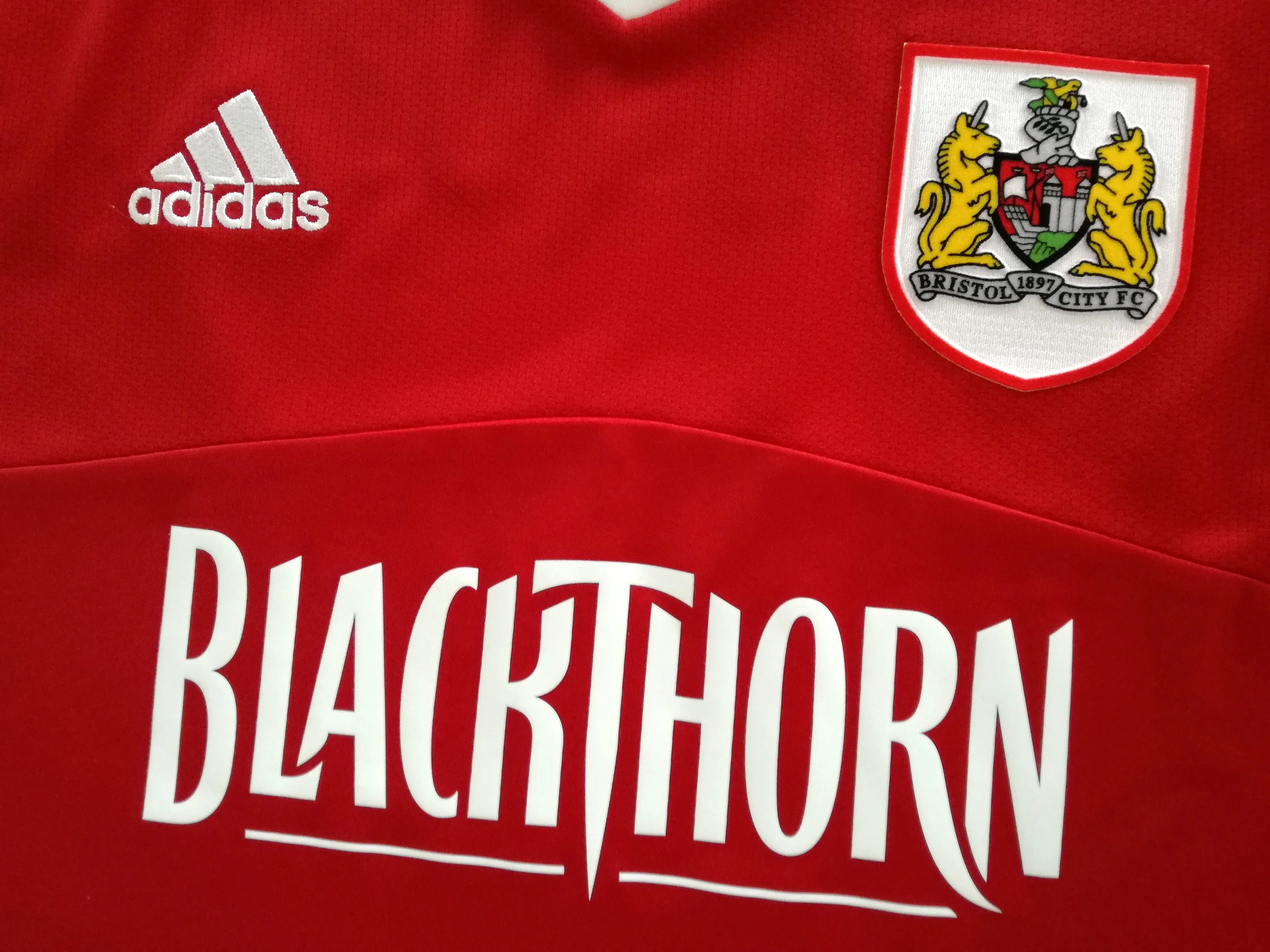 2013/14 Bristol City Home Football League Shirt Cunningham #16 (L) - Image 6