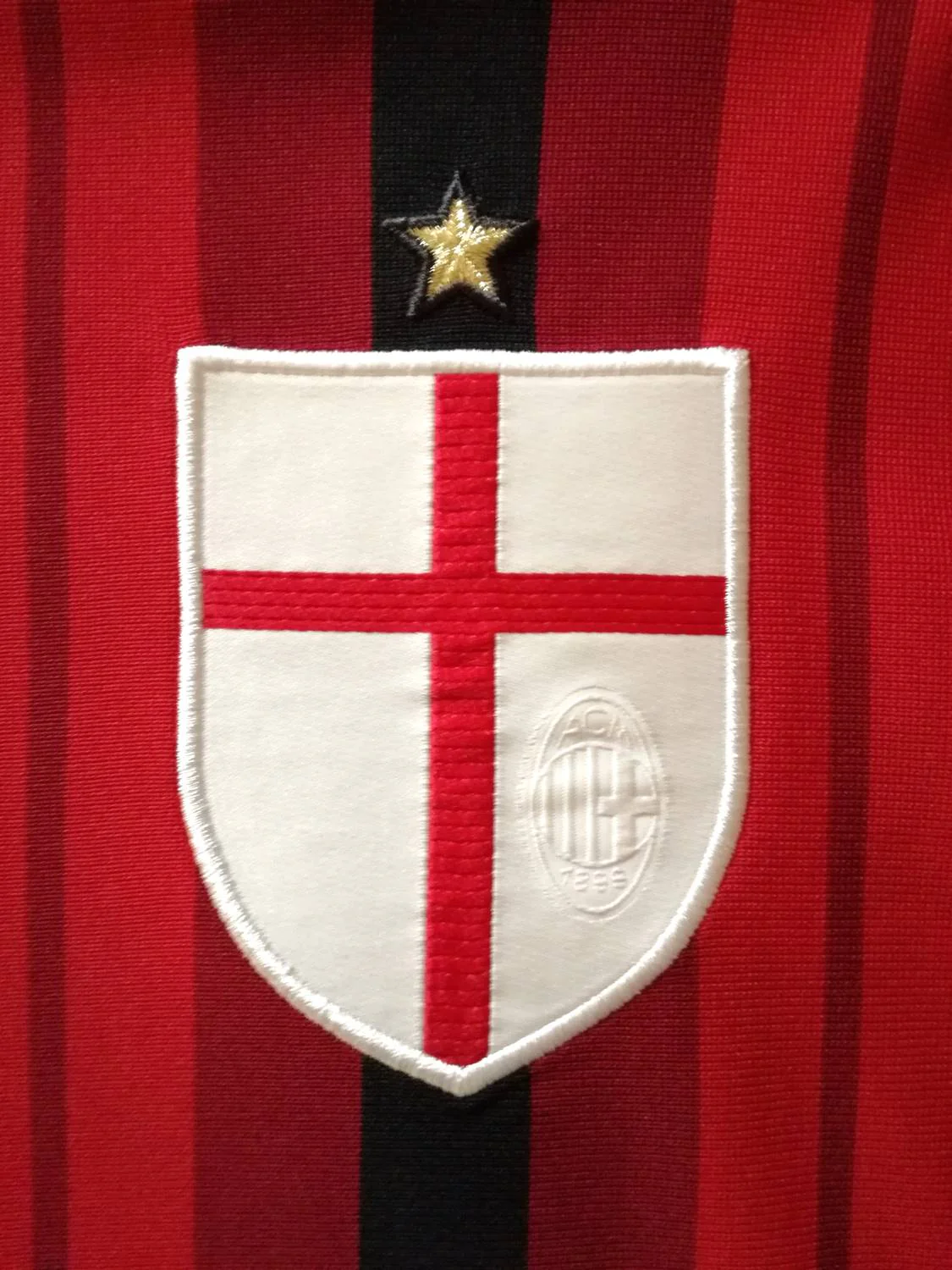 2014/15 AC Milan Home European Cup Football Shirt (XL) - Image 5