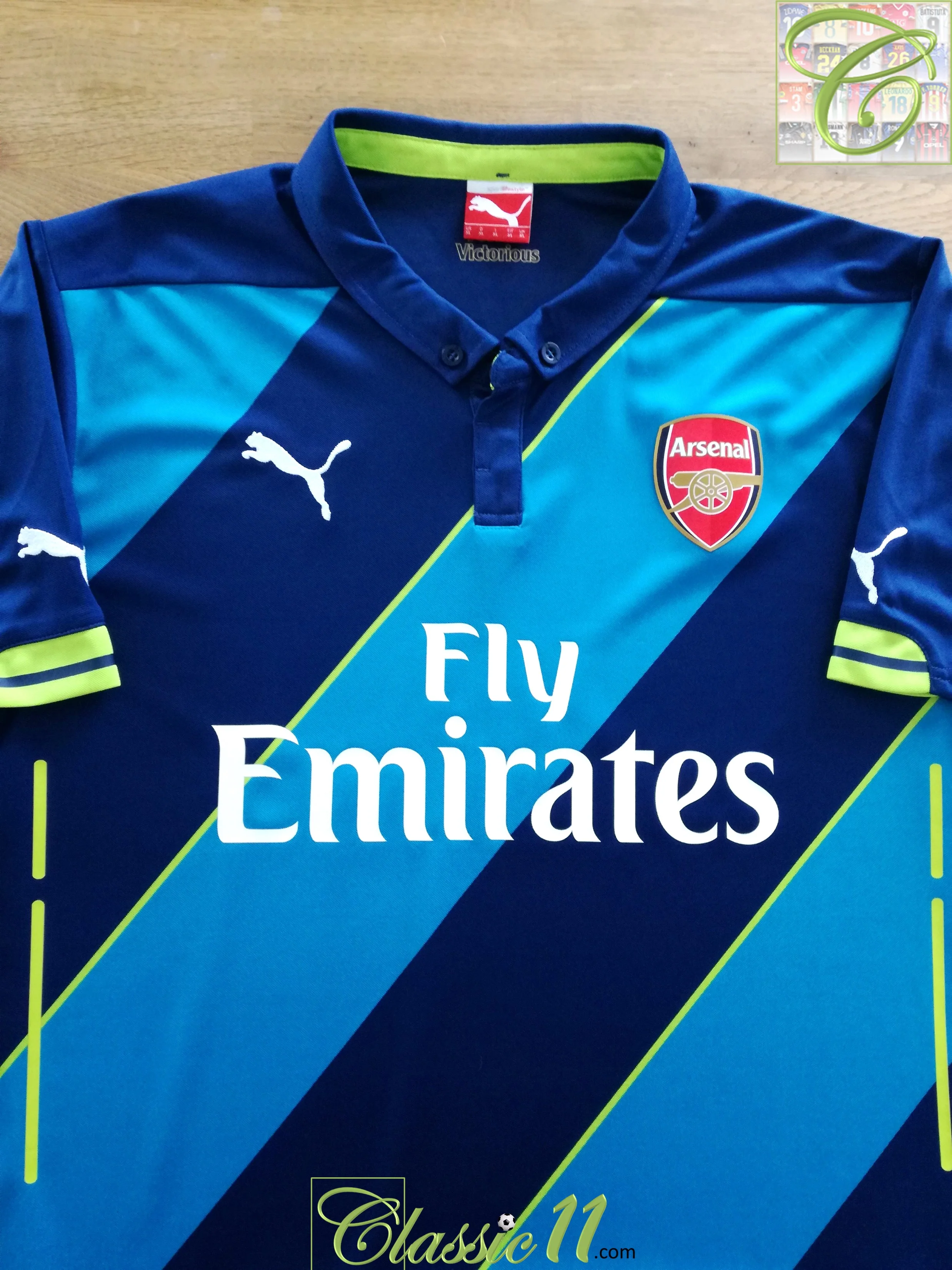 2014/15 Arsenal 3rd Football Shirt (XL)