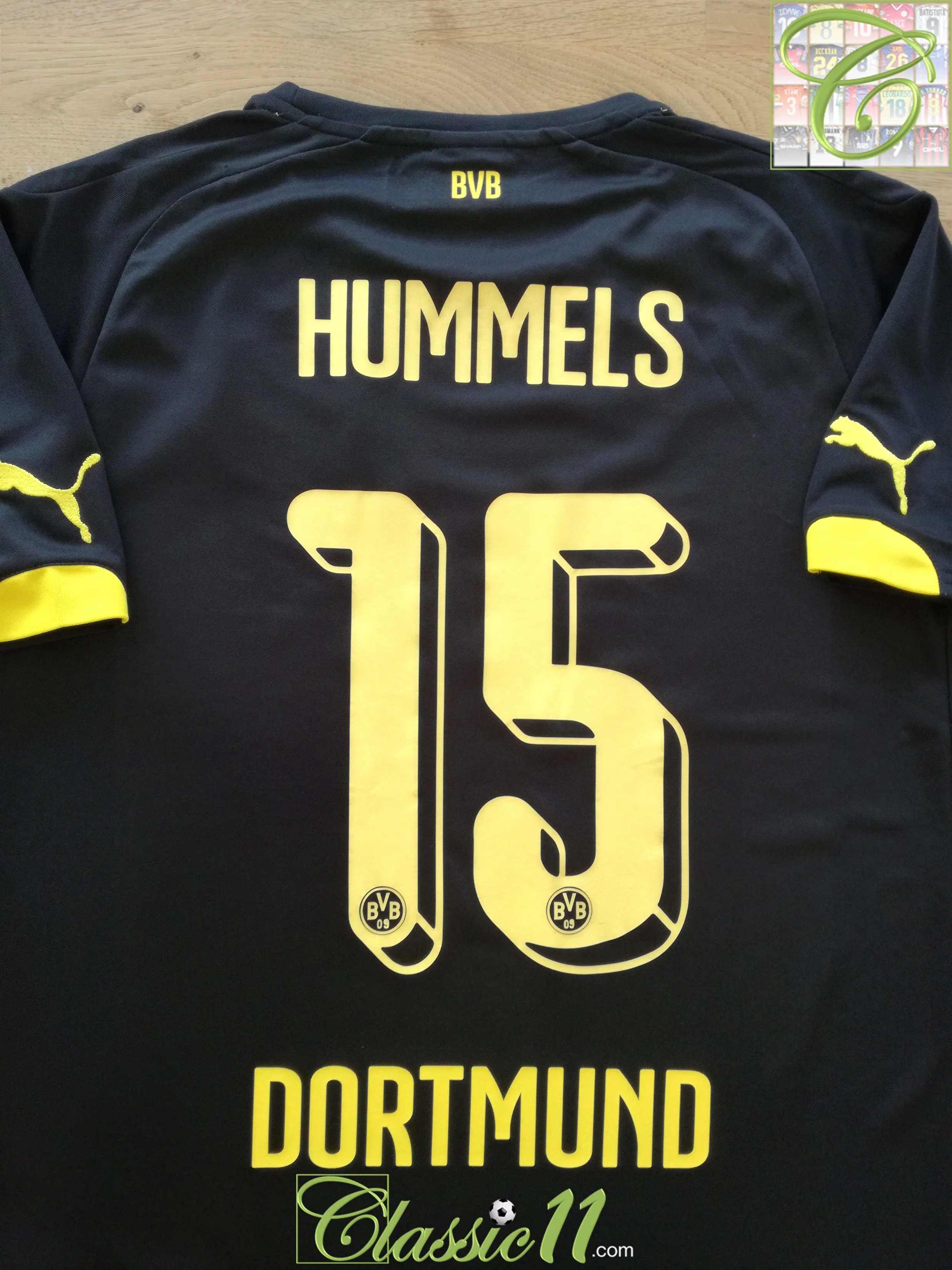 2014/15 Borussia Dortmund Away Football Shirt Hummels #15 (Youth)