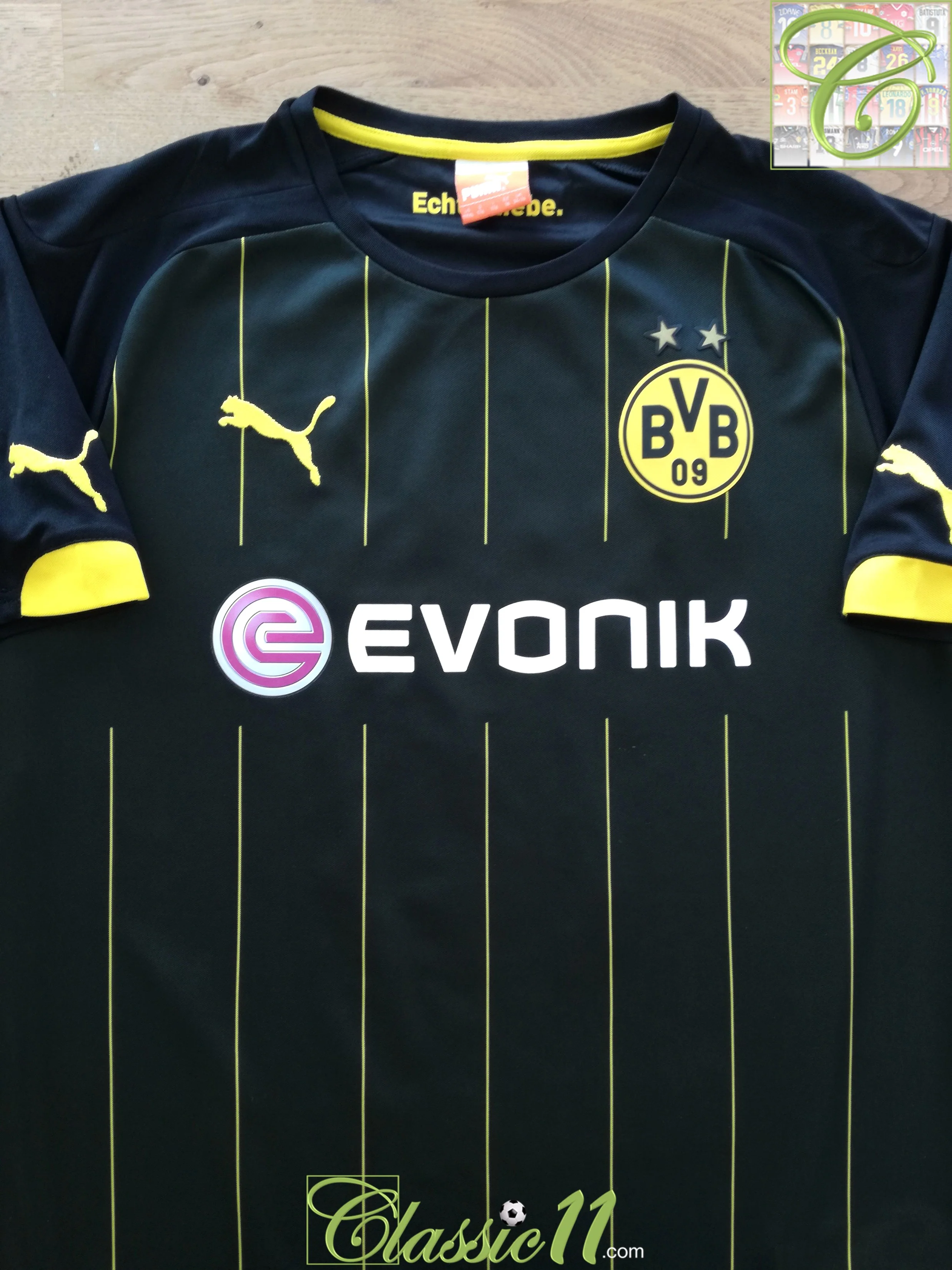 2014/15 Borussia Dortmund Away Football Shirt Hummels #15 (Youth) - Image 2