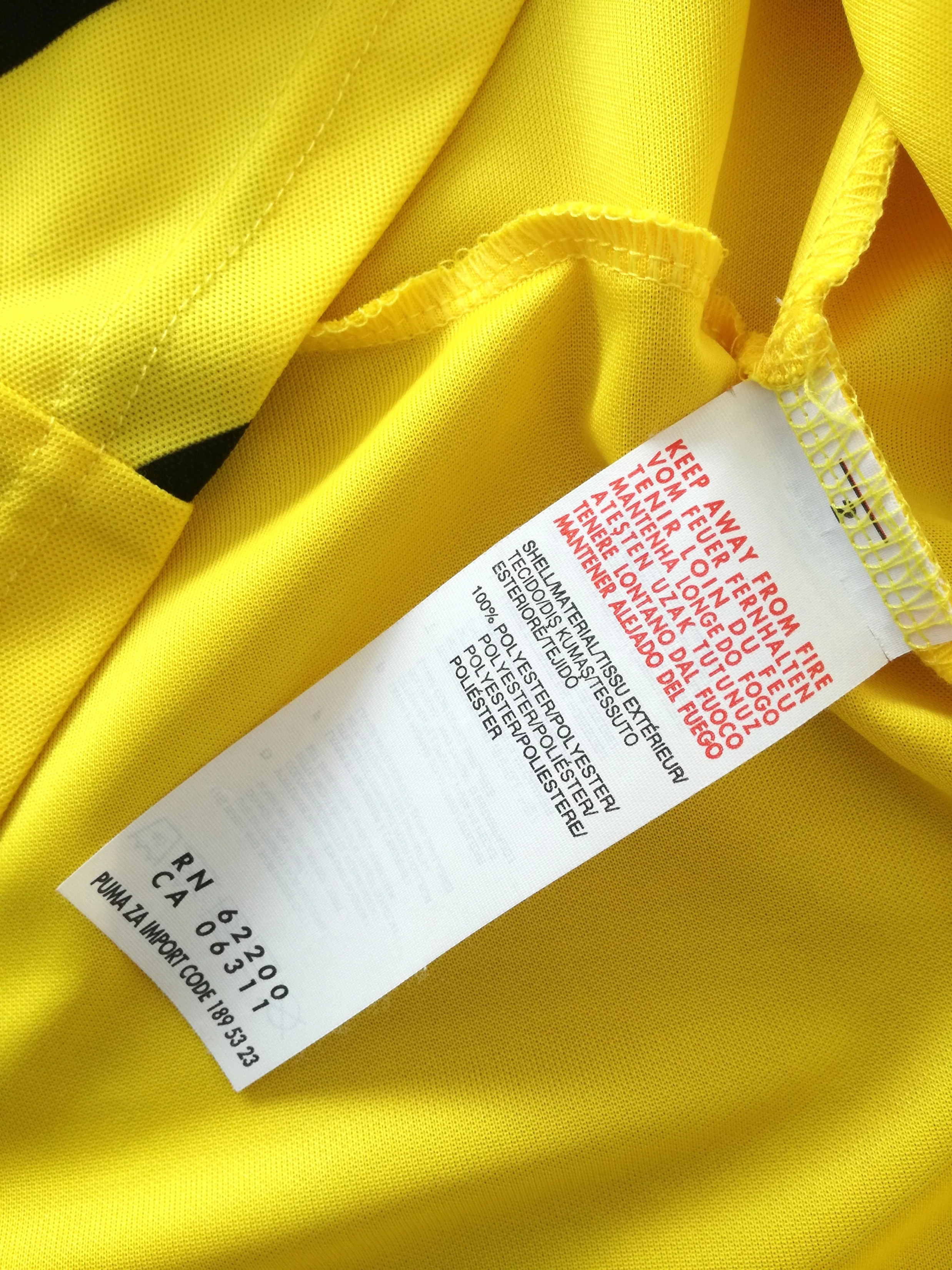 2014/15 Borussia Dortmund Home Football Shirt (XL) - Image 6