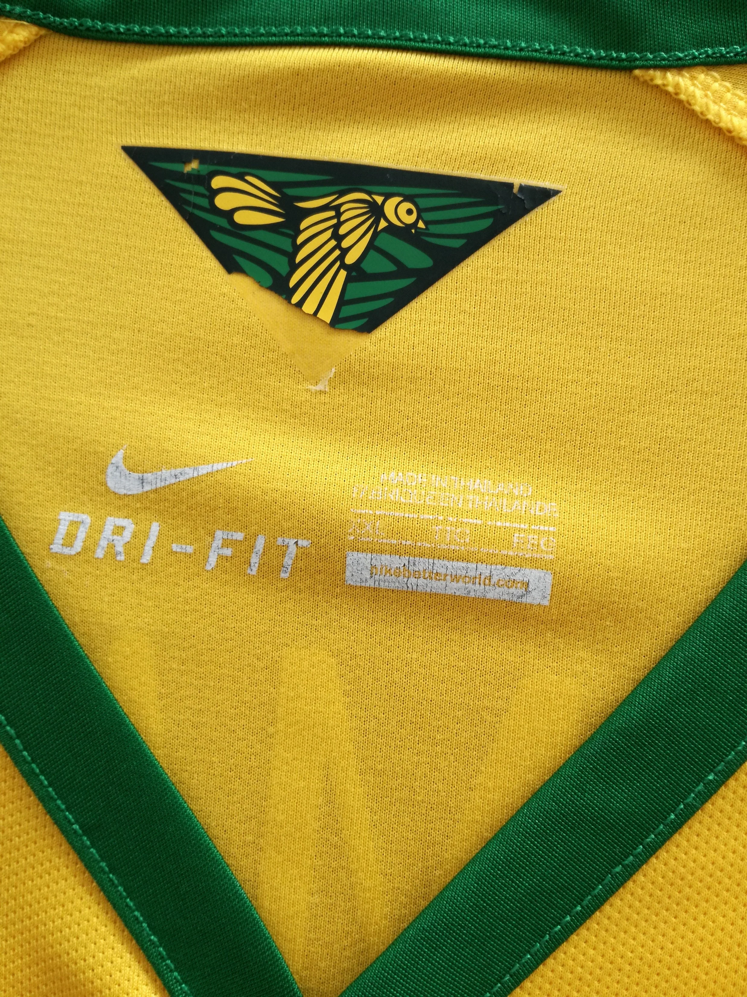 2014/15 Brazil Home Football Shirt Neymar JR #10 (XXL) - Image 3