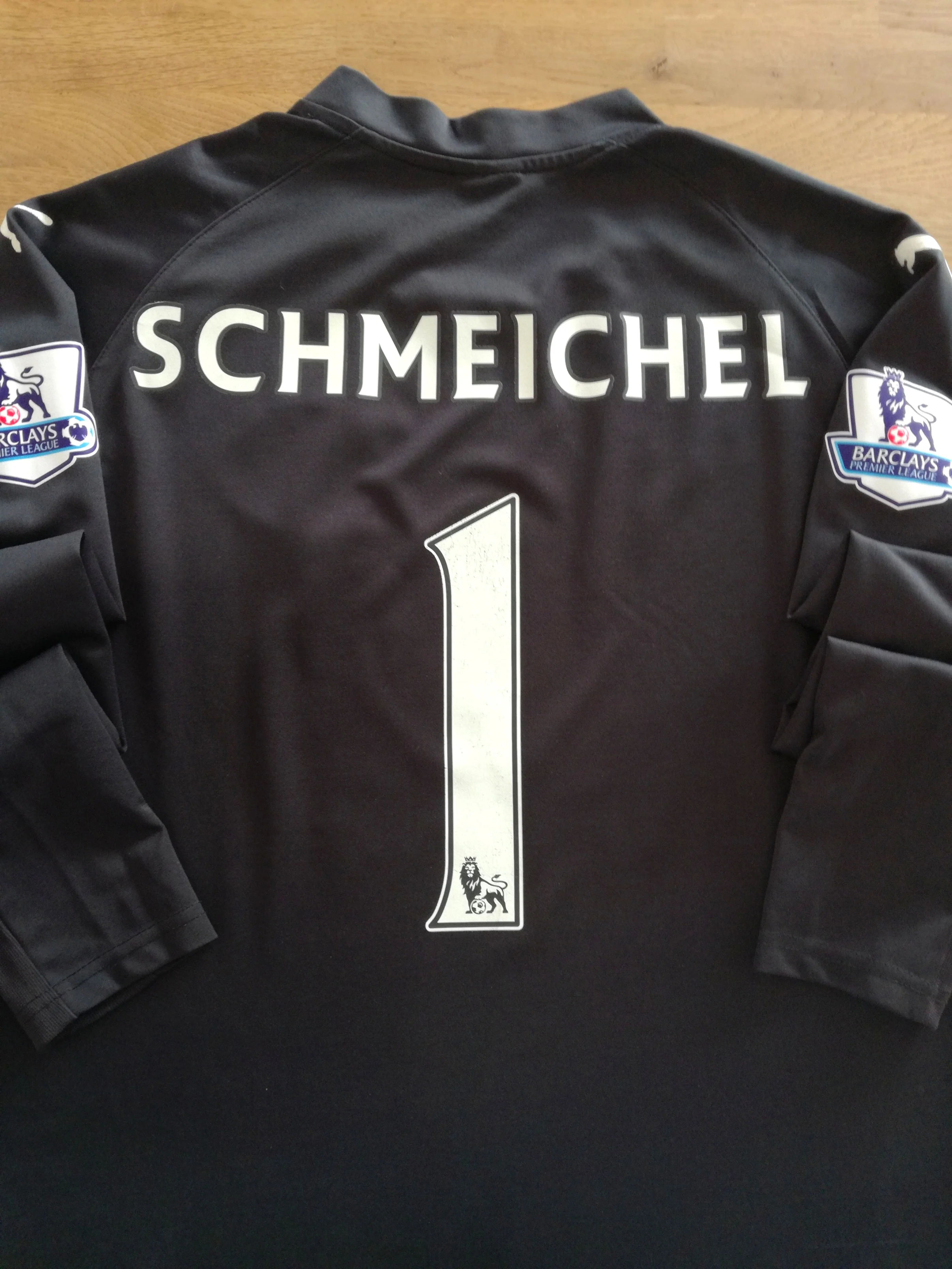 2014/15 Leicester City GK Premier League Football Shirt Schmeichel #1 (L)