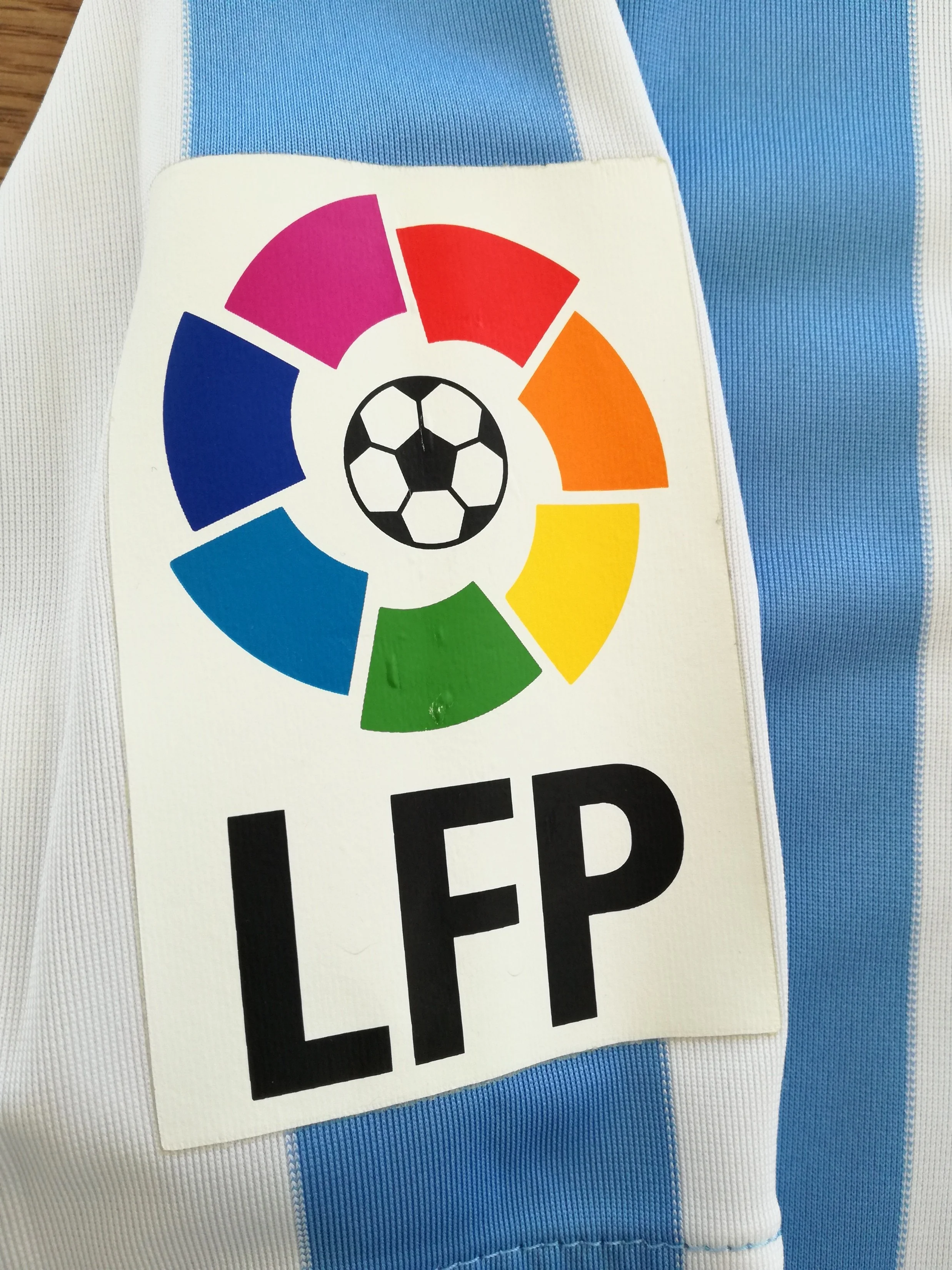 2014/15 Málaga Home La Liga Football Shirt (M) - Image 3