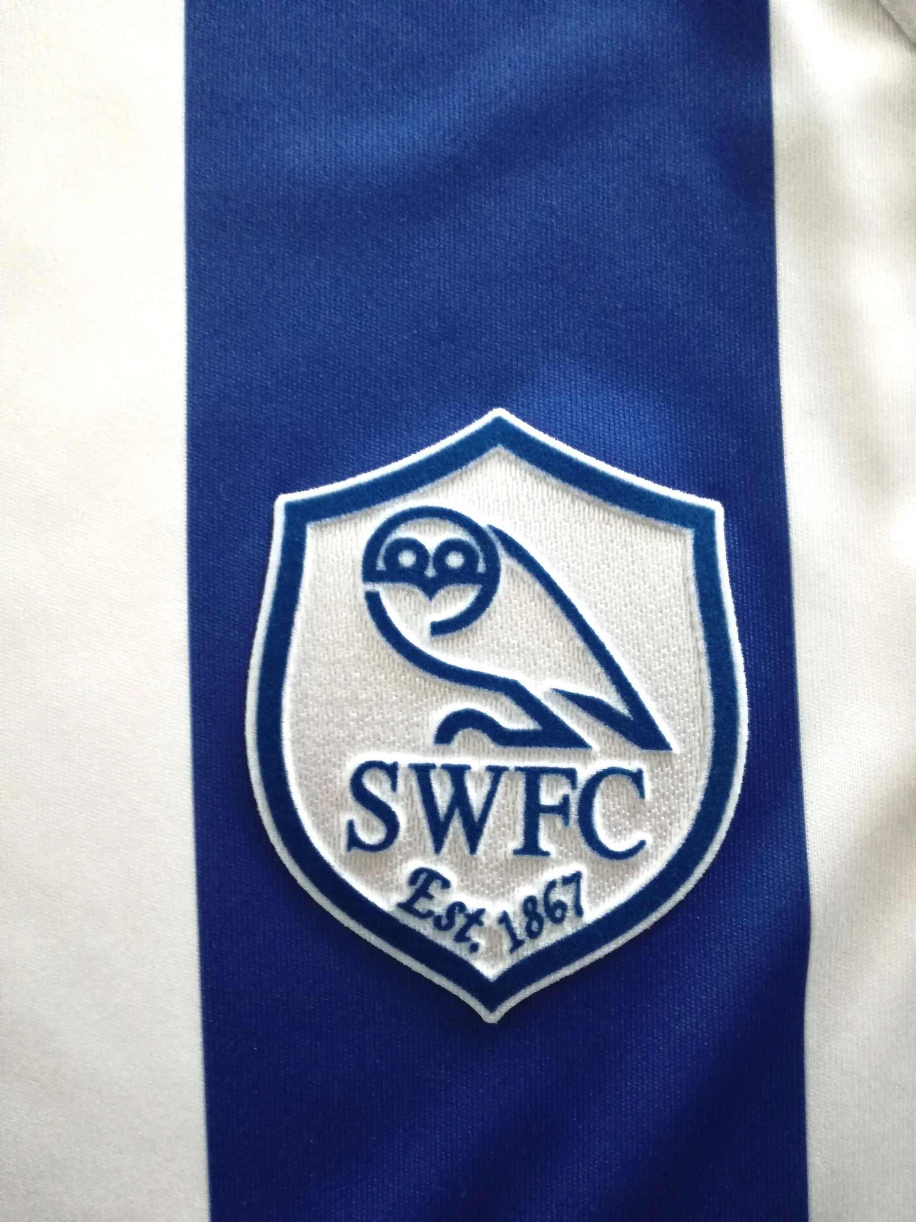 2014/15 Sheffield Wednesday Home Football Shirt (L) - Image 5