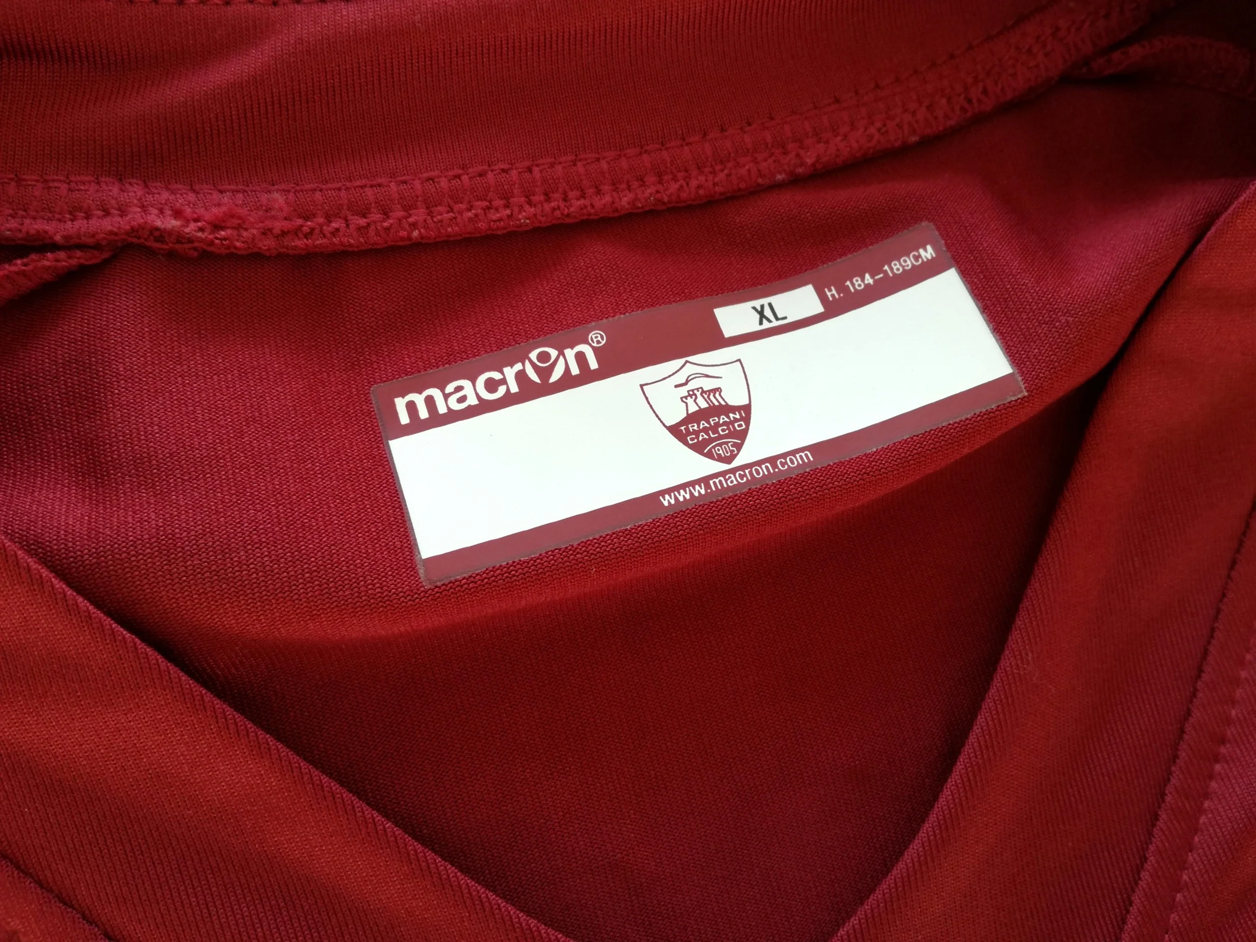 2014/15 Trapani Home Serie B Match Issue Football Shirt Malele #31 (XL) - Image 5