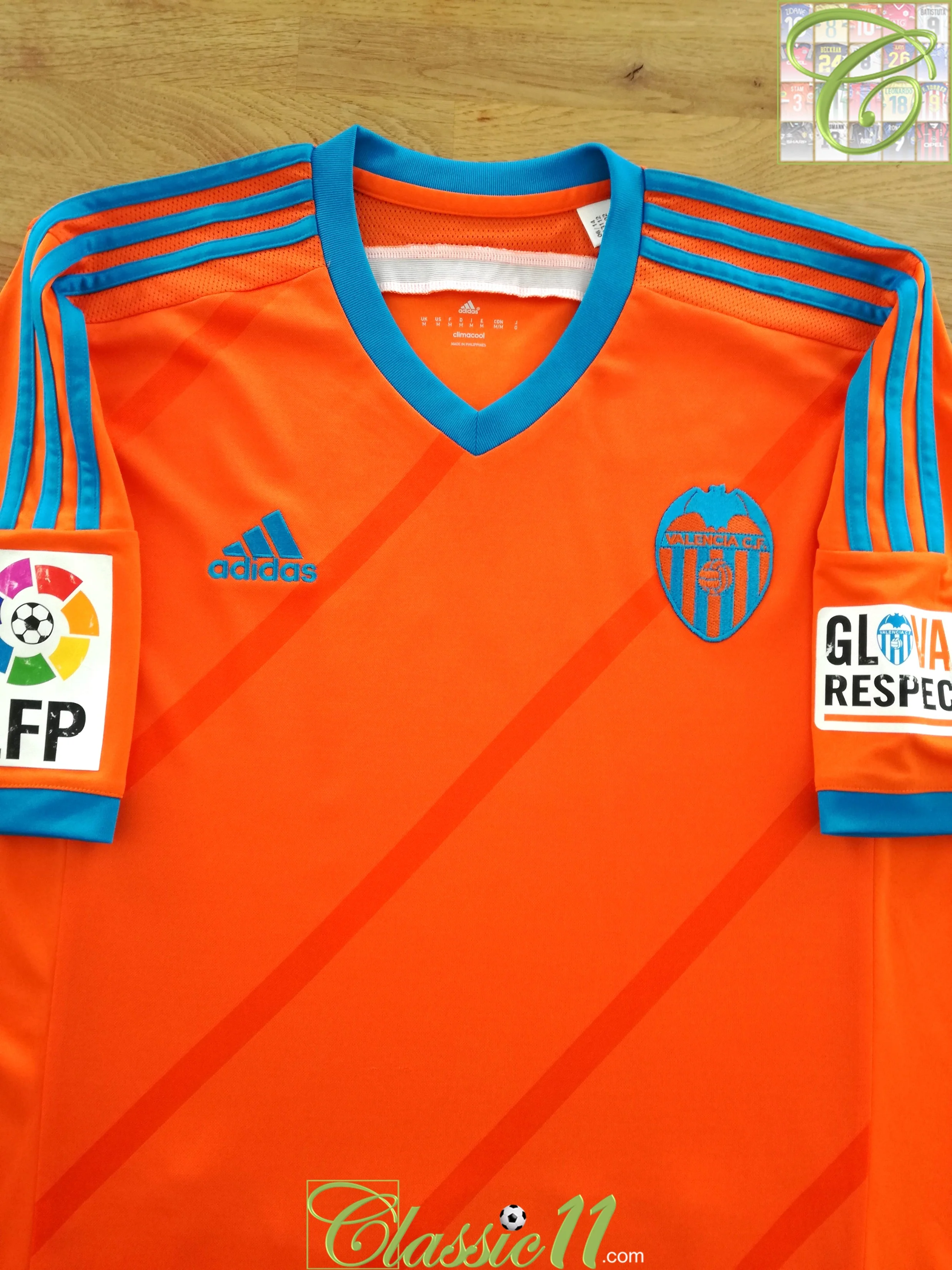2014/15 Valencia Away La Liga Football Shirt Negredo #7 (M) - Image 2