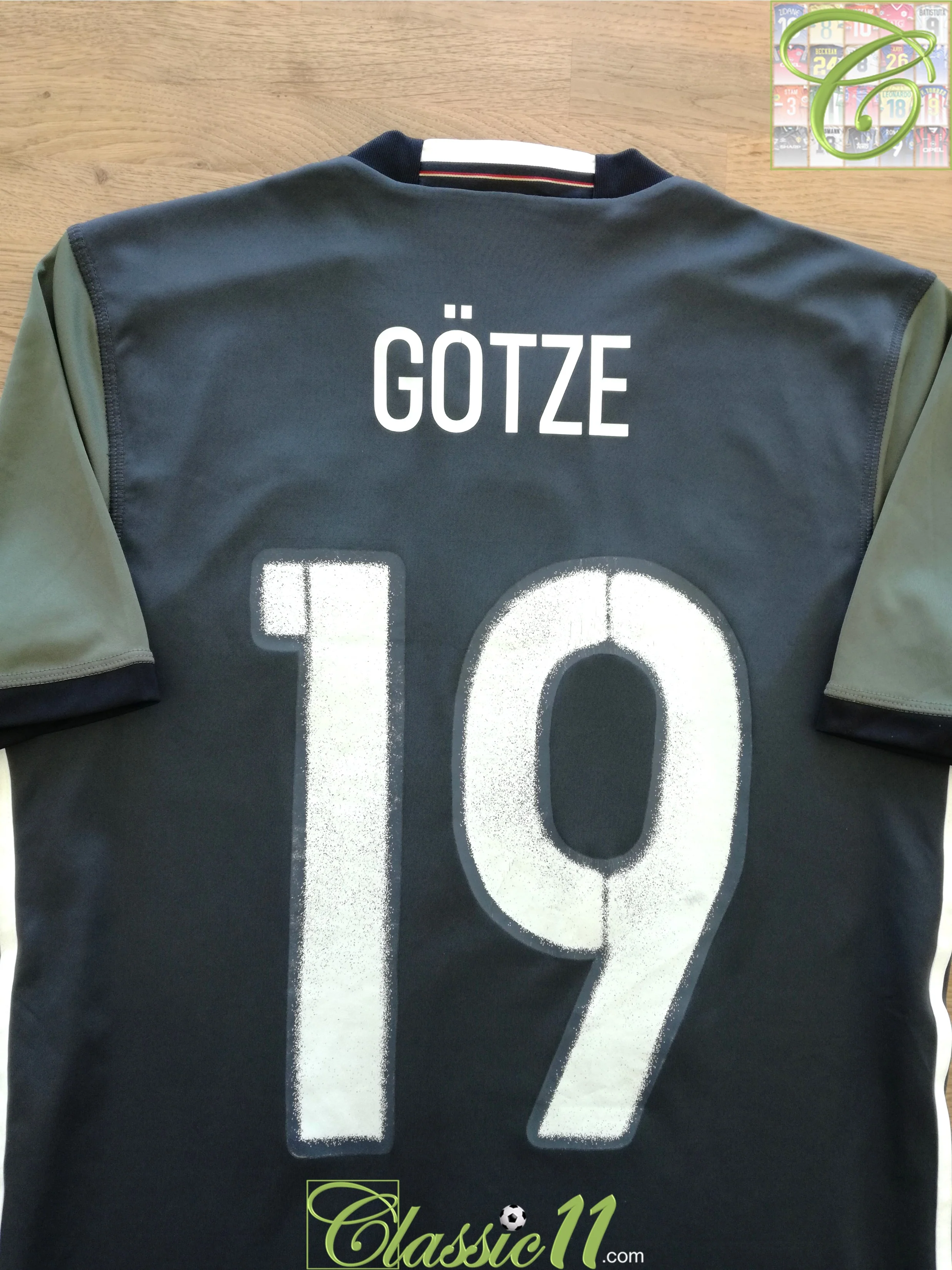 2015/16 Germany Away Football Shirt Götze #19 (S)